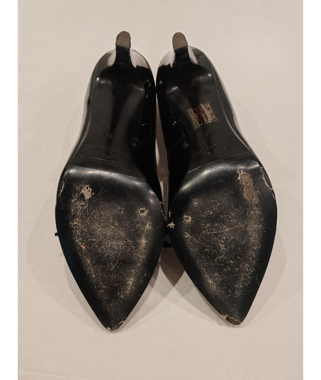 MARC BY MARC JACOBS Черные туфли из лакированной кожи, фото 5
