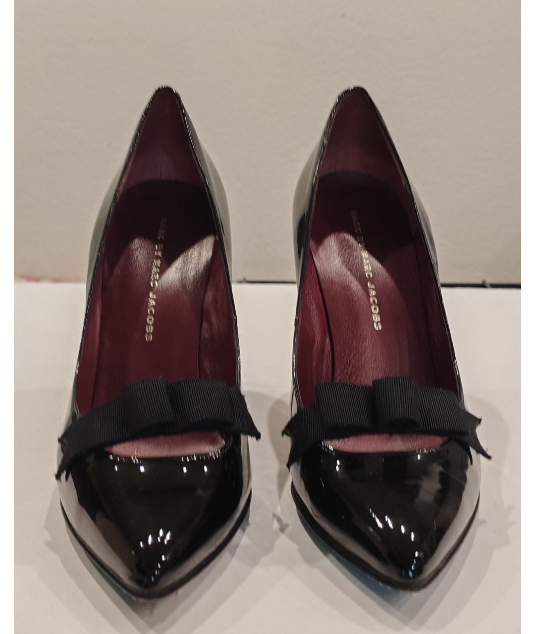 MARC BY MARC JACOBS Черные туфли из лакированной кожи, фото 2