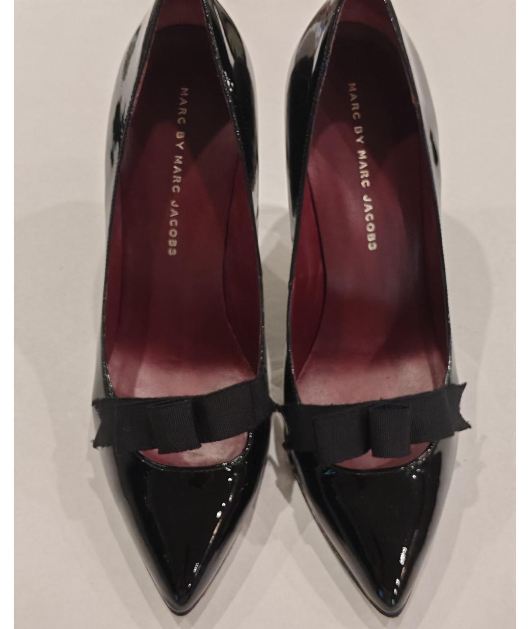 MARC BY MARC JACOBS Черные туфли из лакированной кожи, фото 3