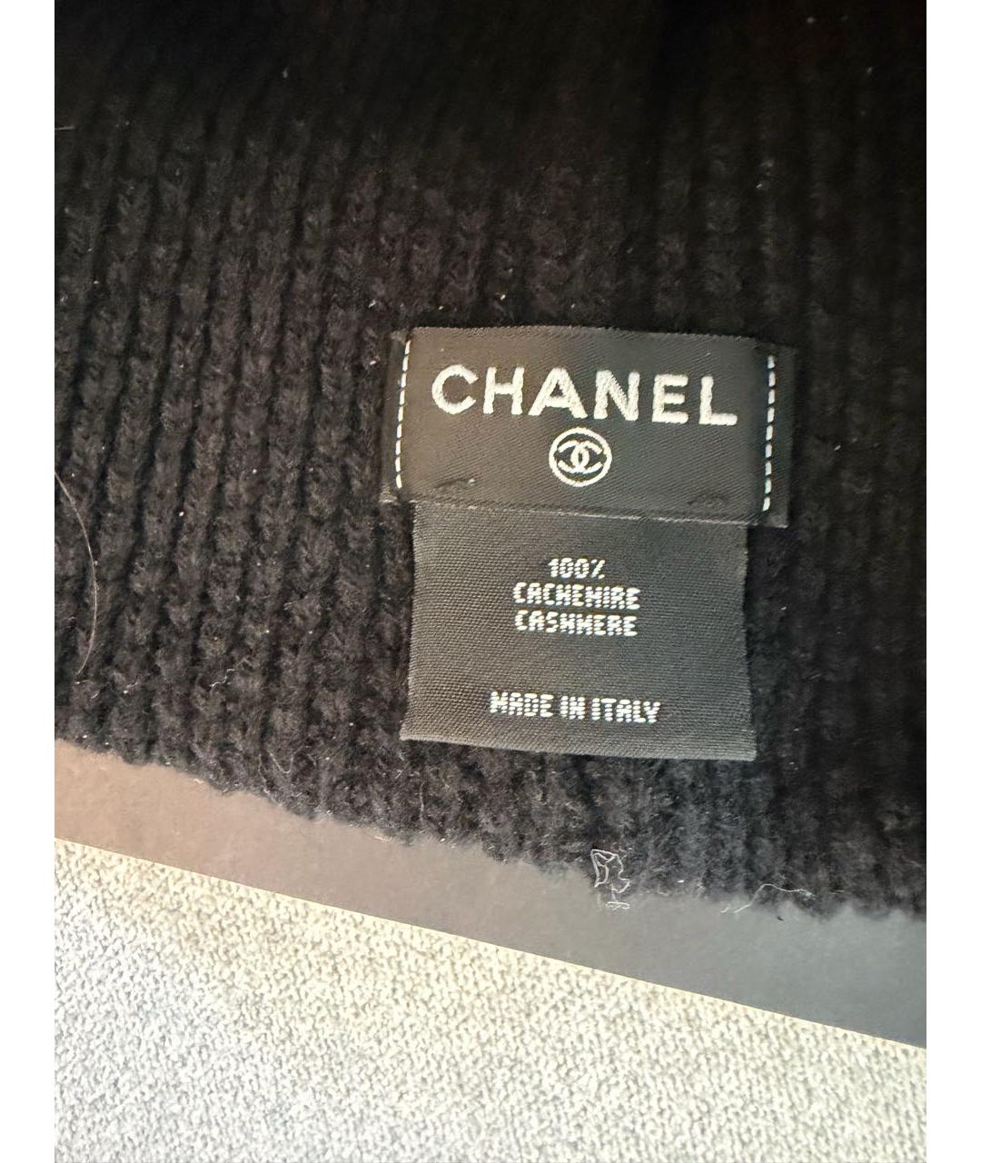 CHANEL Черная шапка, фото 2