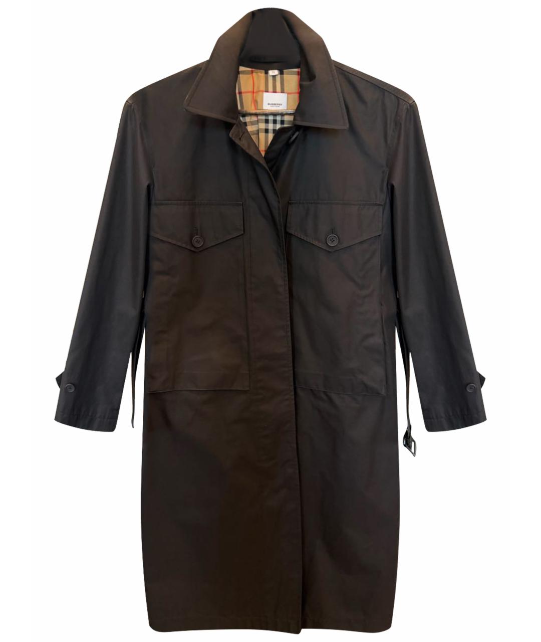 BURBERRY Черный тренч/плащ, фото 1