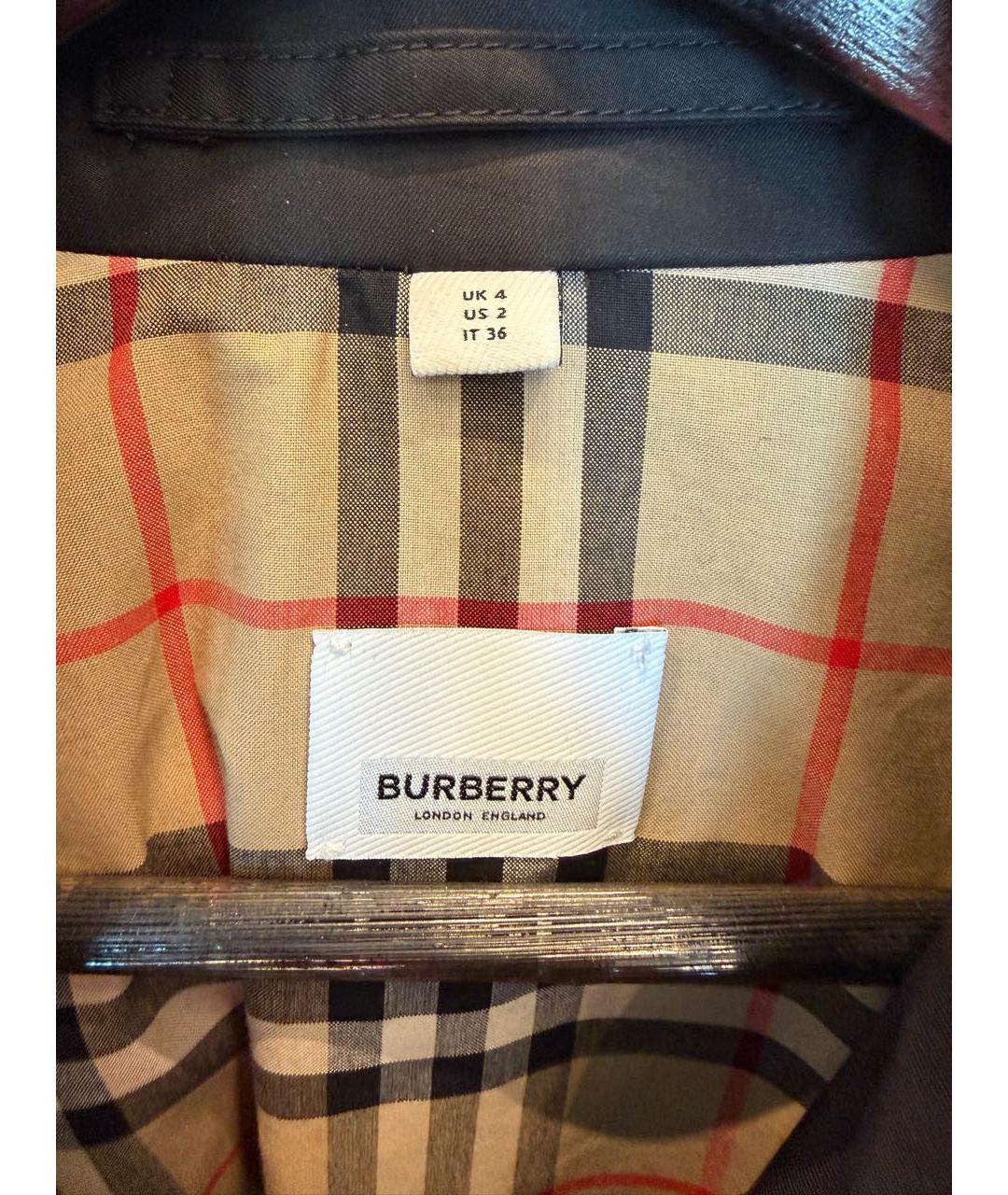BURBERRY Черный тренч/плащ, фото 3