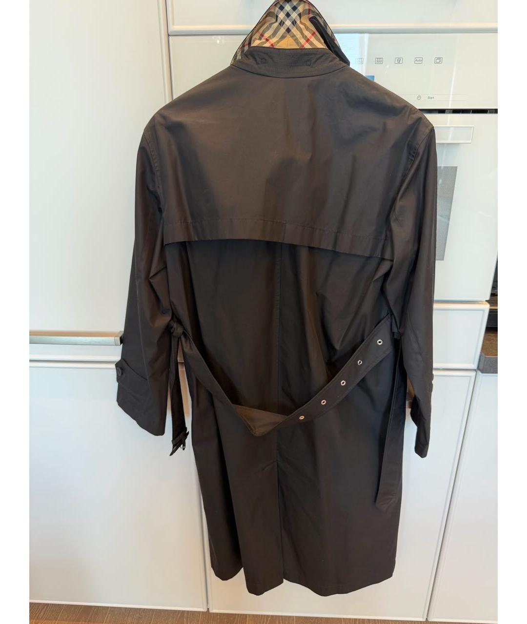 BURBERRY Черный тренч/плащ, фото 2