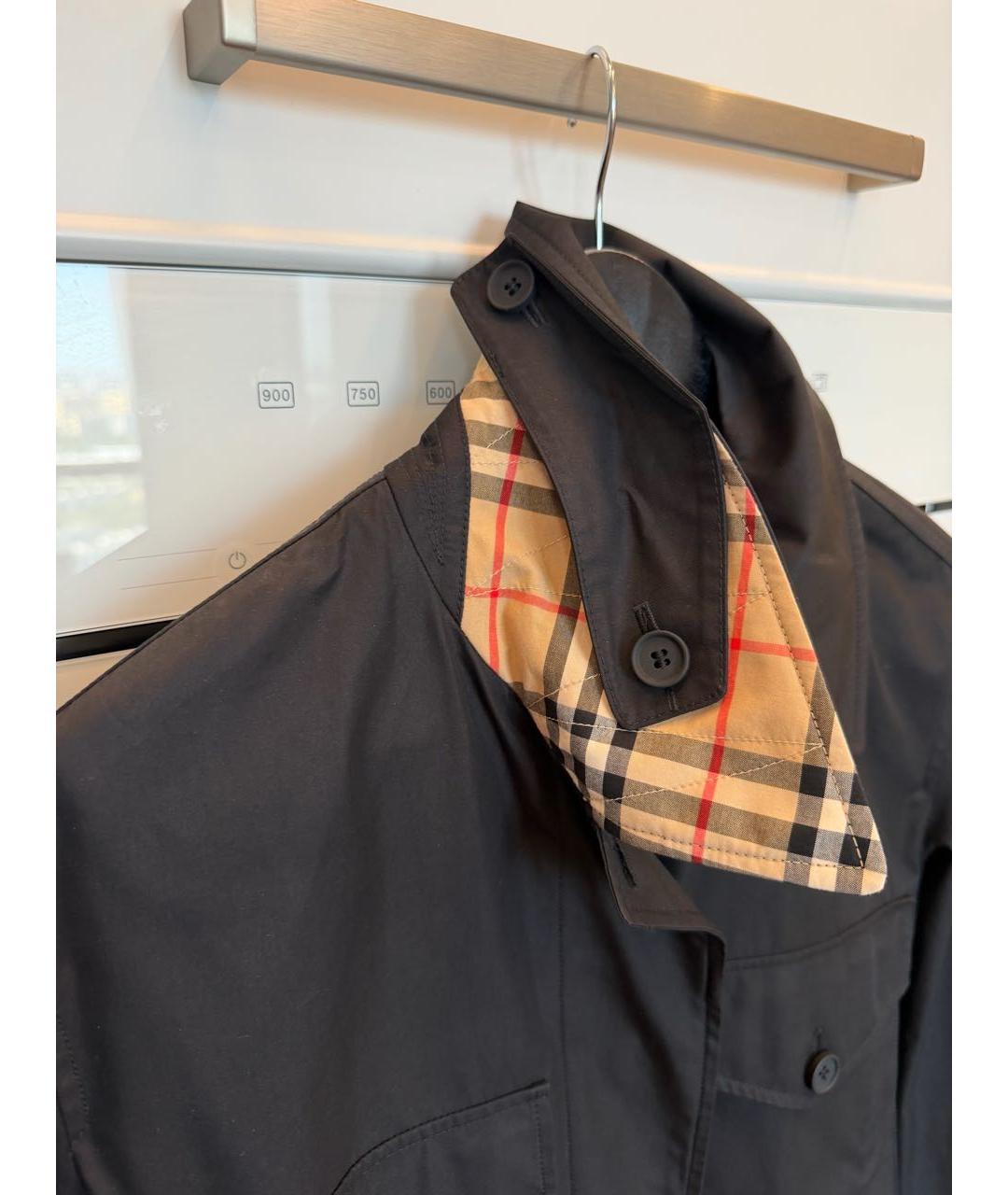BURBERRY Черный тренч/плащ, фото 4