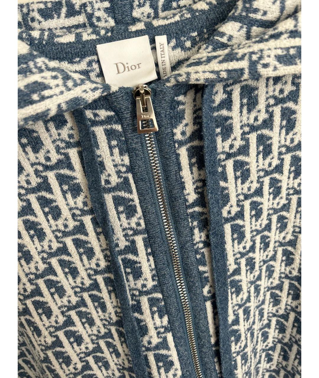 CHRISTIAN DIOR Голубой кардиган, фото 4