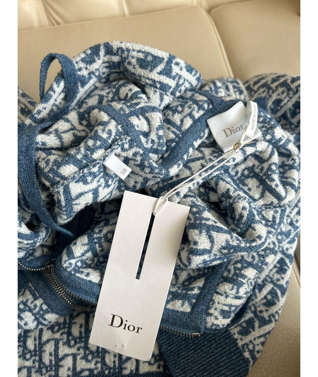 CHRISTIAN DIOR Голубой кардиган, фото 8