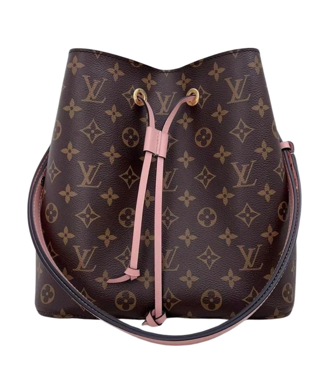 LOUIS VUITTON Розовая кожаная сумка тоут, фото 1