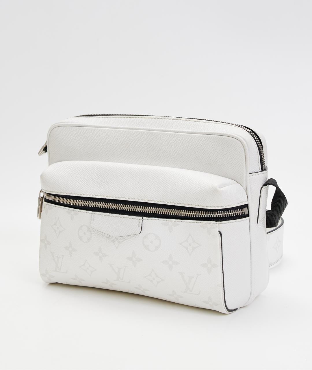 LOUIS VUITTON Белая кожаная сумка на плечо, фото 2