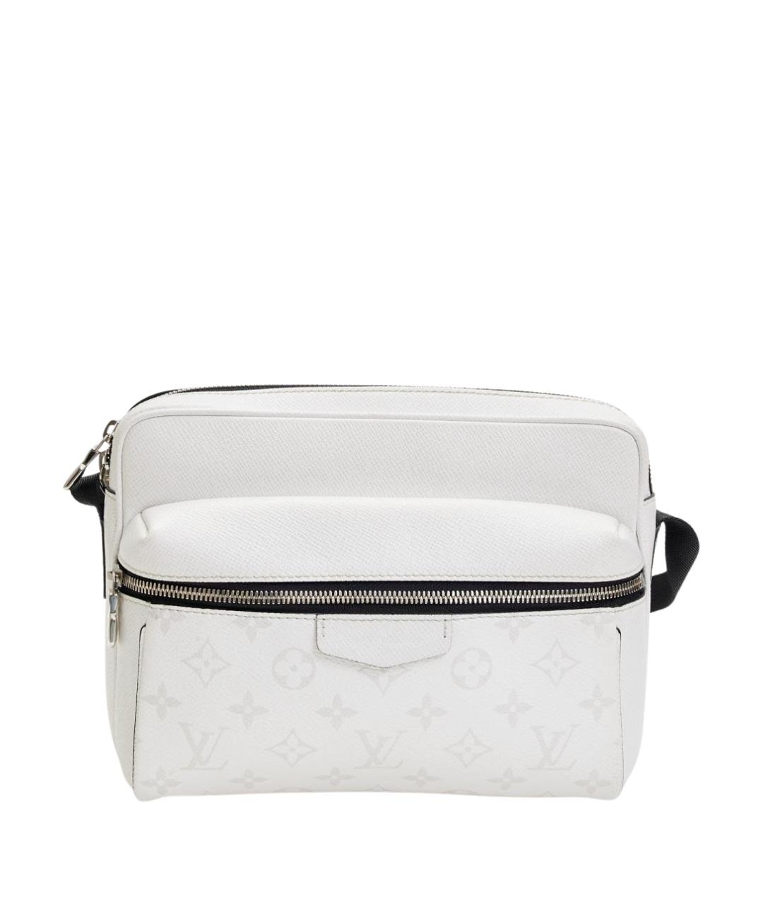 LOUIS VUITTON Белая кожаная сумка на плечо, фото 1