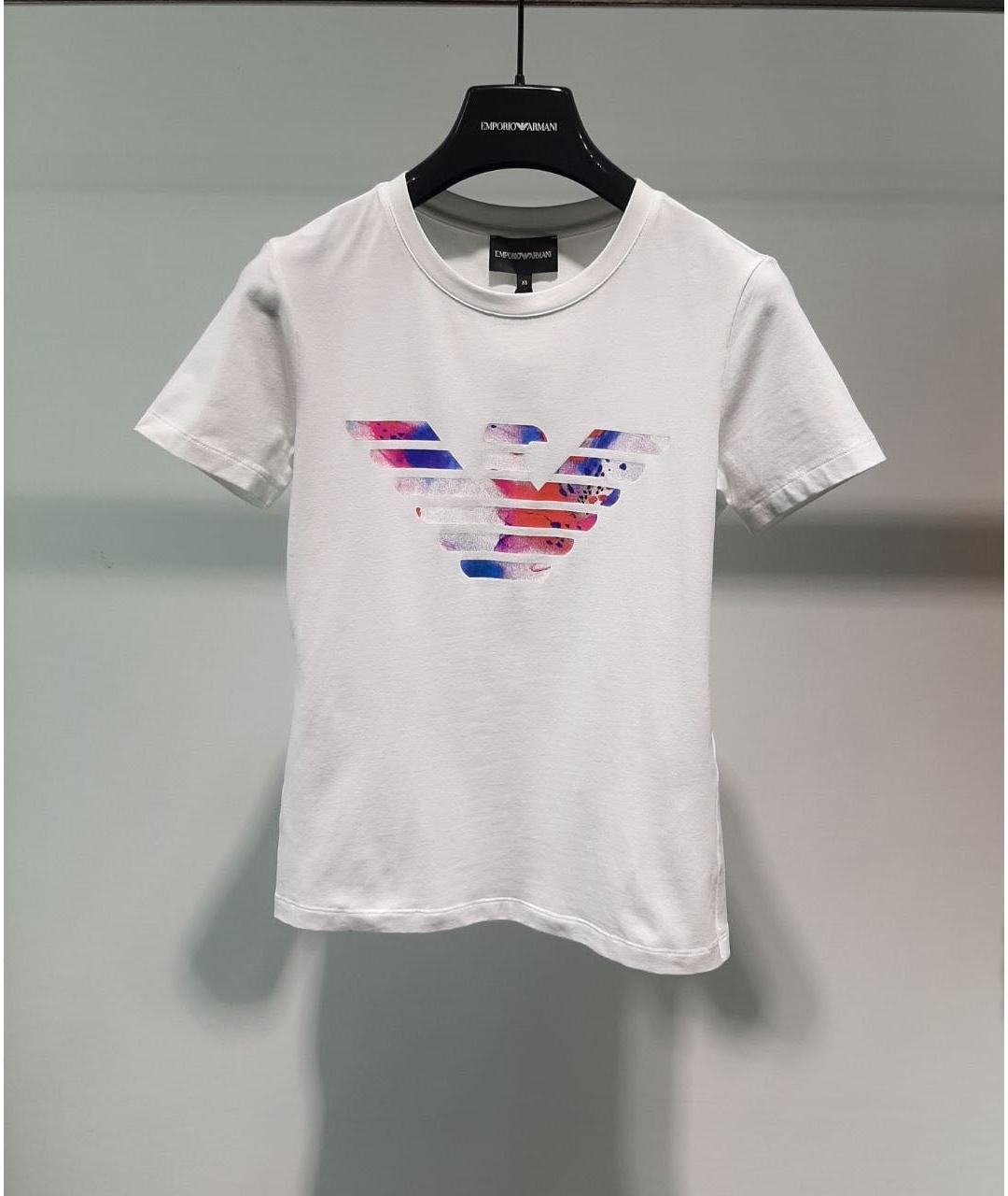 EMPORIO ARMANI Белая футболка, фото 3