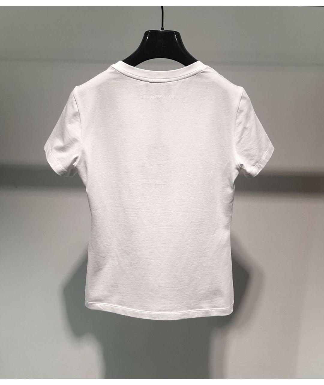 EMPORIO ARMANI Белая футболка, фото 2