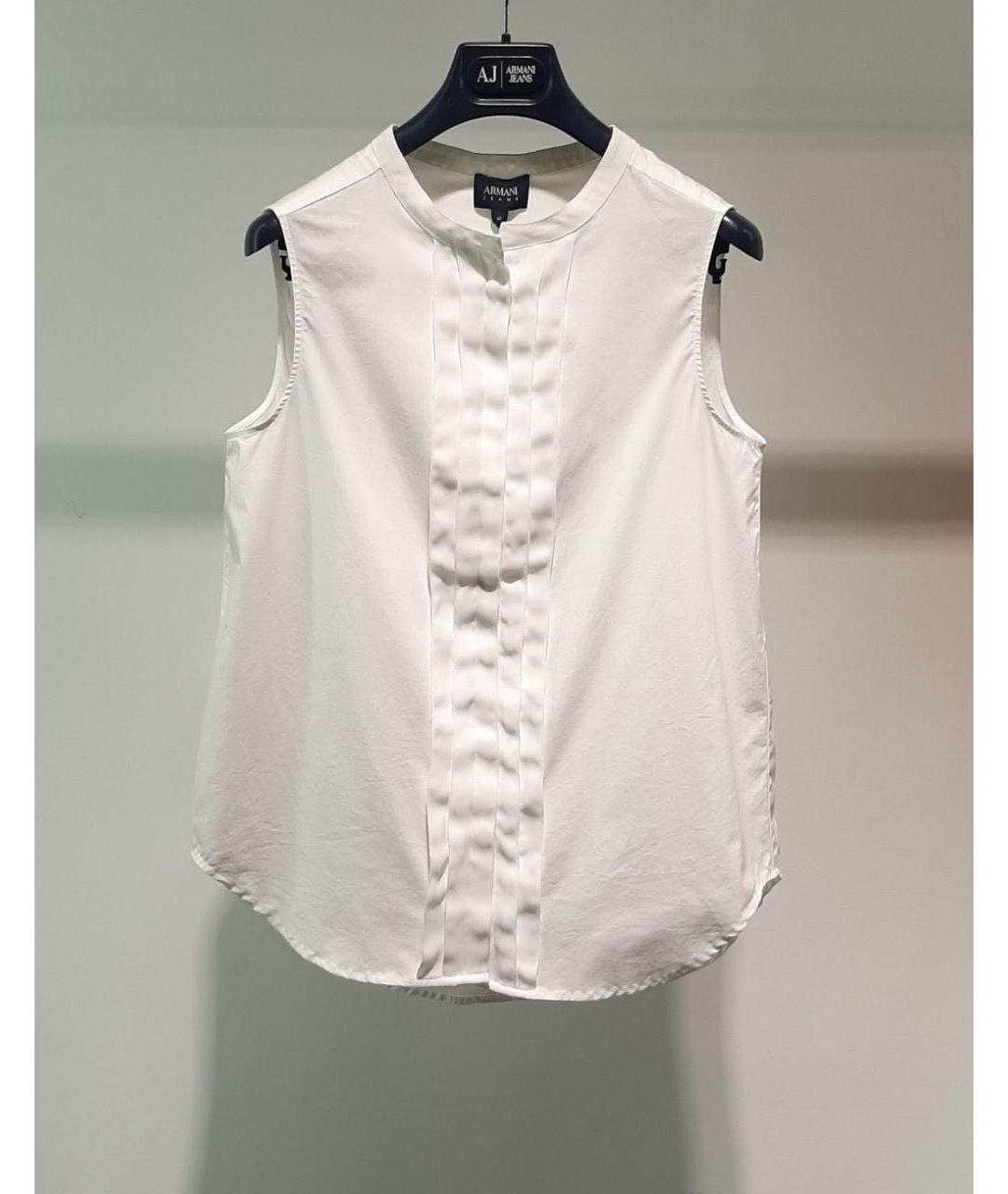 ARMANI JEANS Белая блузы, фото 3