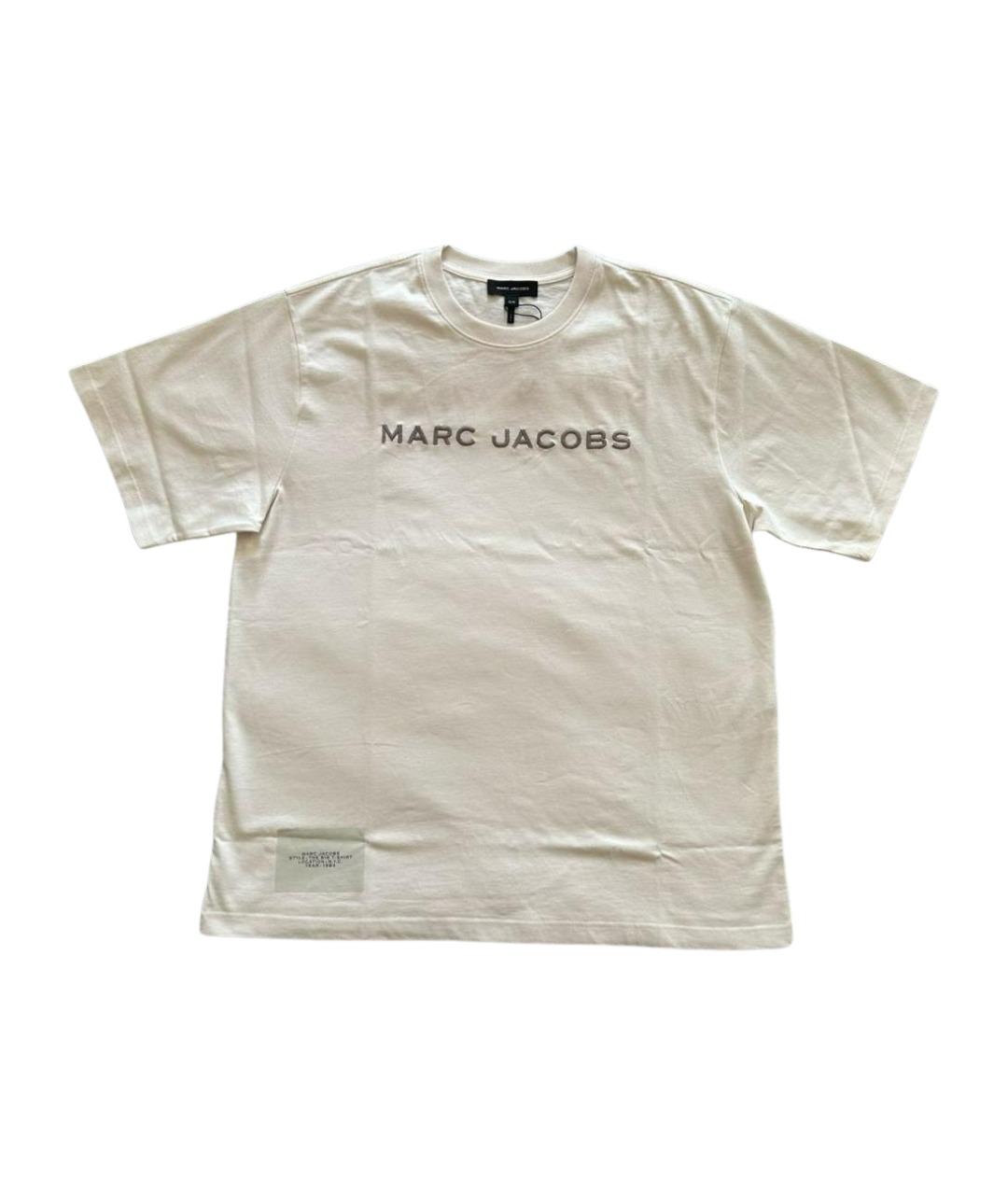 MARC JACOBS Белая хлопковая футболка, фото 1