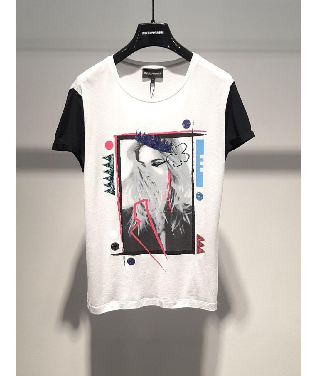 EMPORIO ARMANI Мульти футболка, фото 3