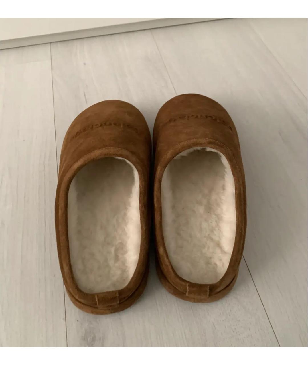 BALENCIAGA Коричневые мюли, фото 3