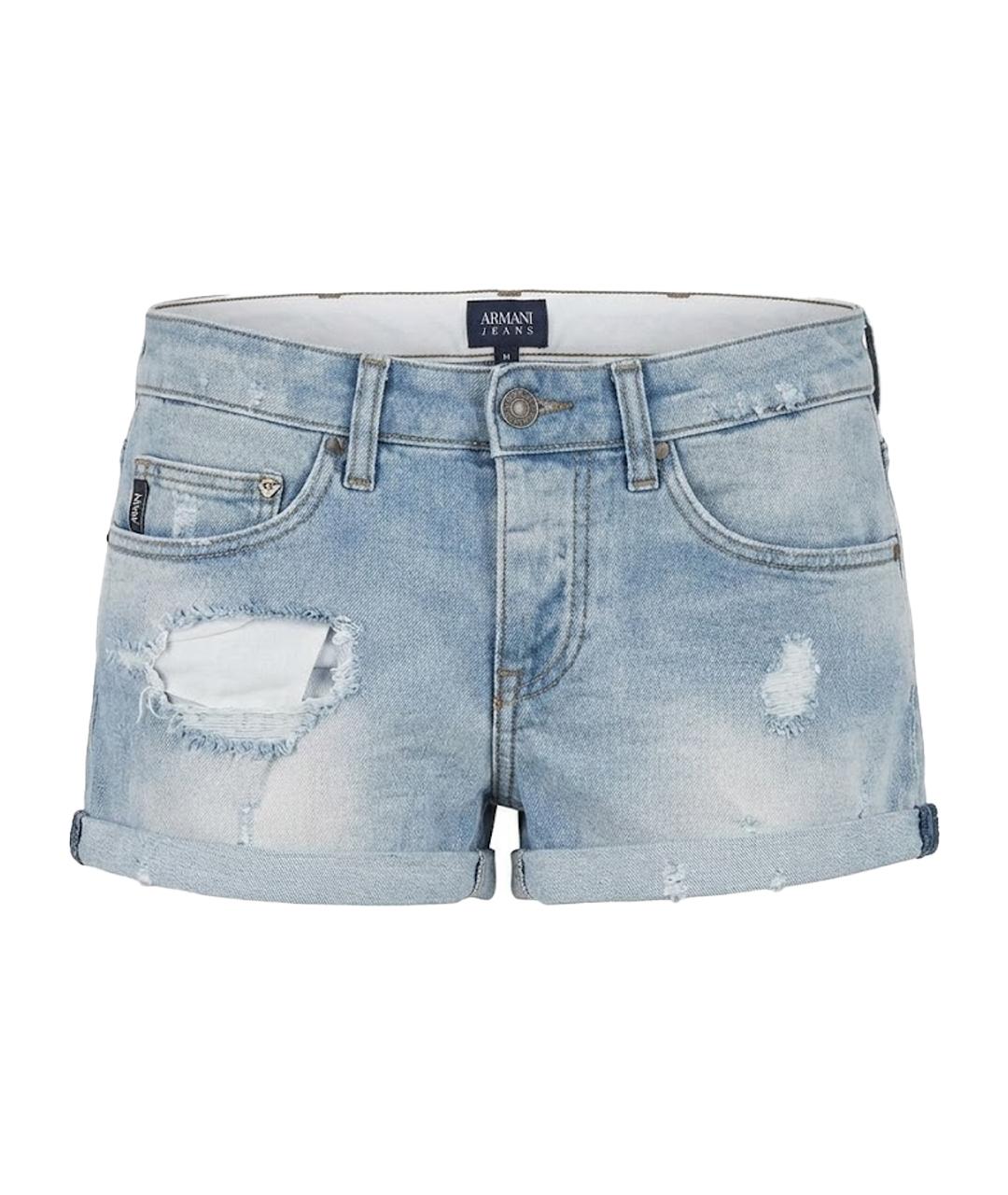 ARMANI JEANS Голубые шорты, фото 1