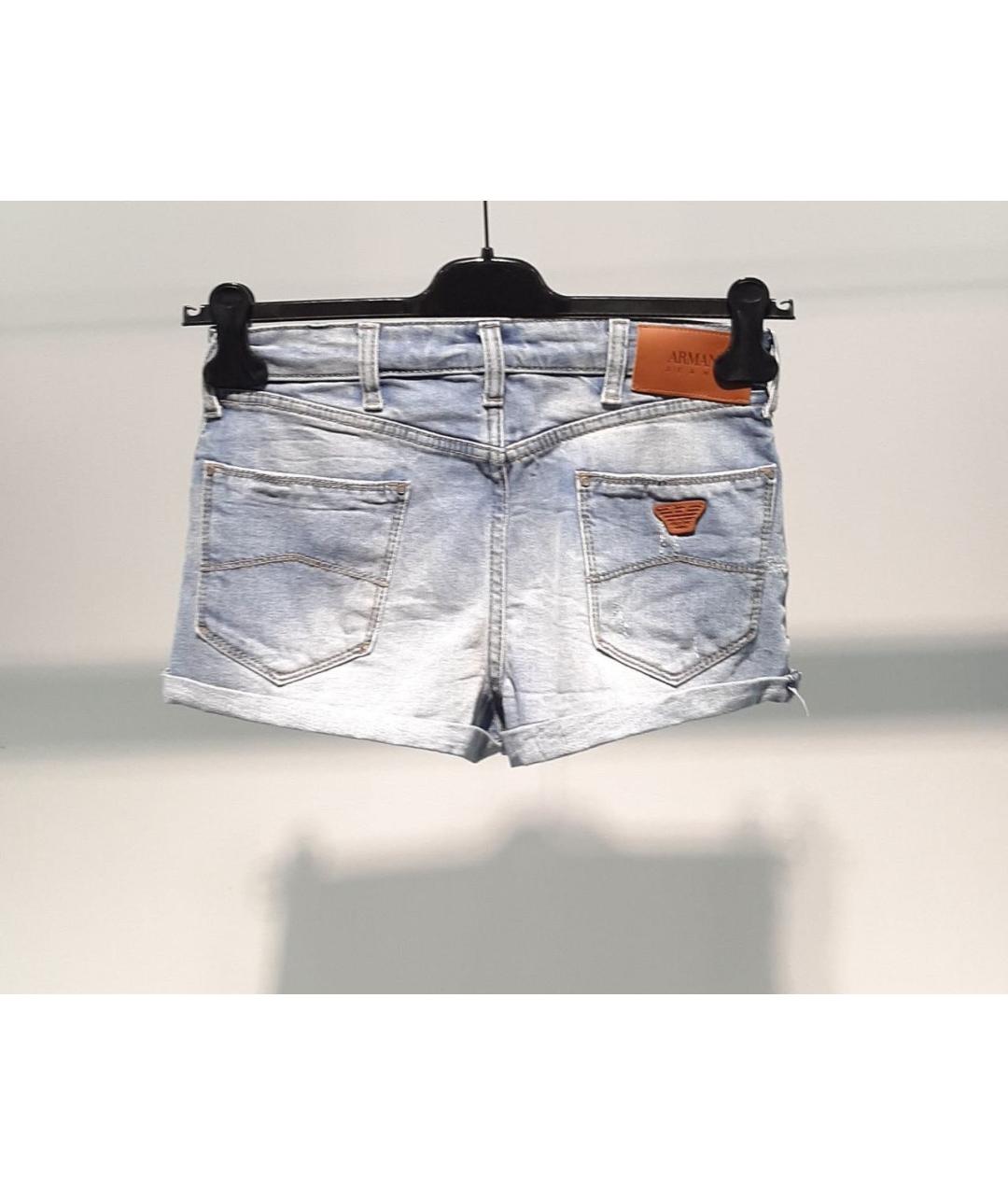 ARMANI JEANS Голубые шорты, фото 2