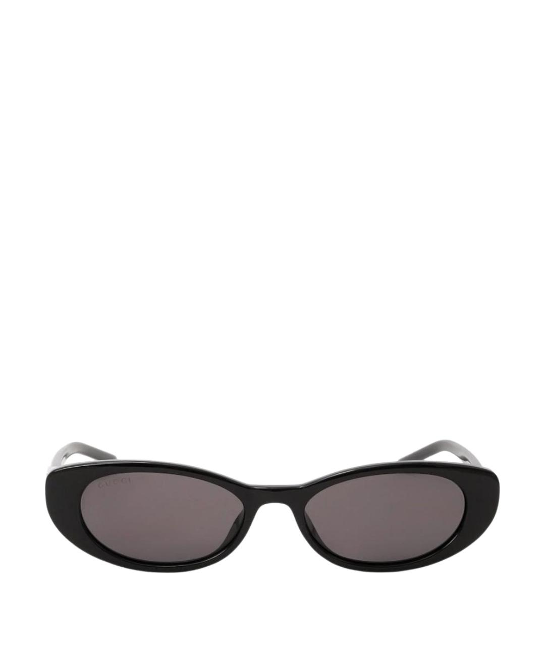 GUCCI Черные пластиковые солнцезащитные очки, фото 1