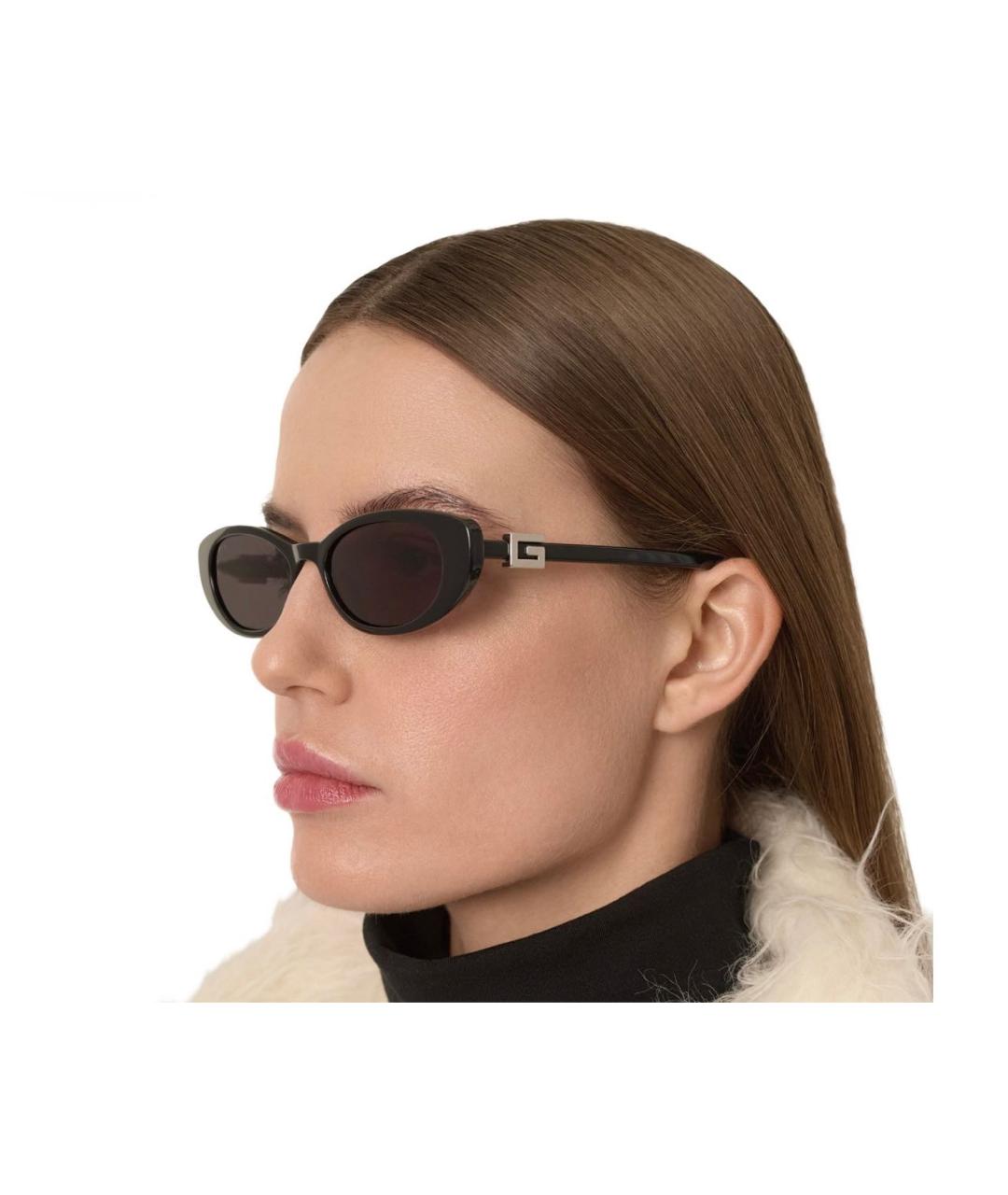 GUCCI Черные пластиковые солнцезащитные очки, фото 3