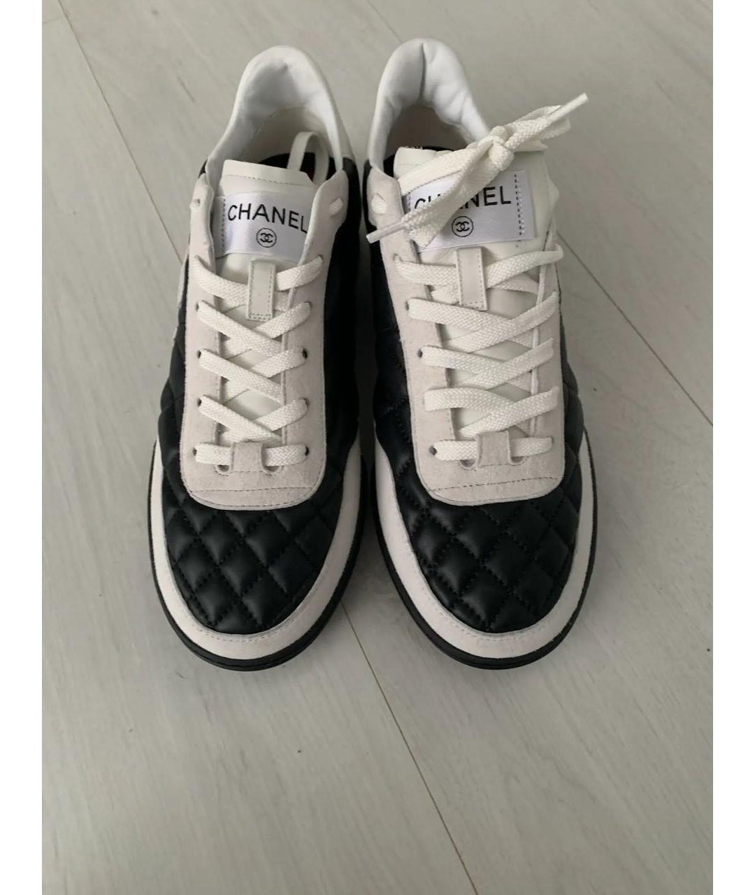 CHANEL Мульти кожаные кроссовки, фото 3
