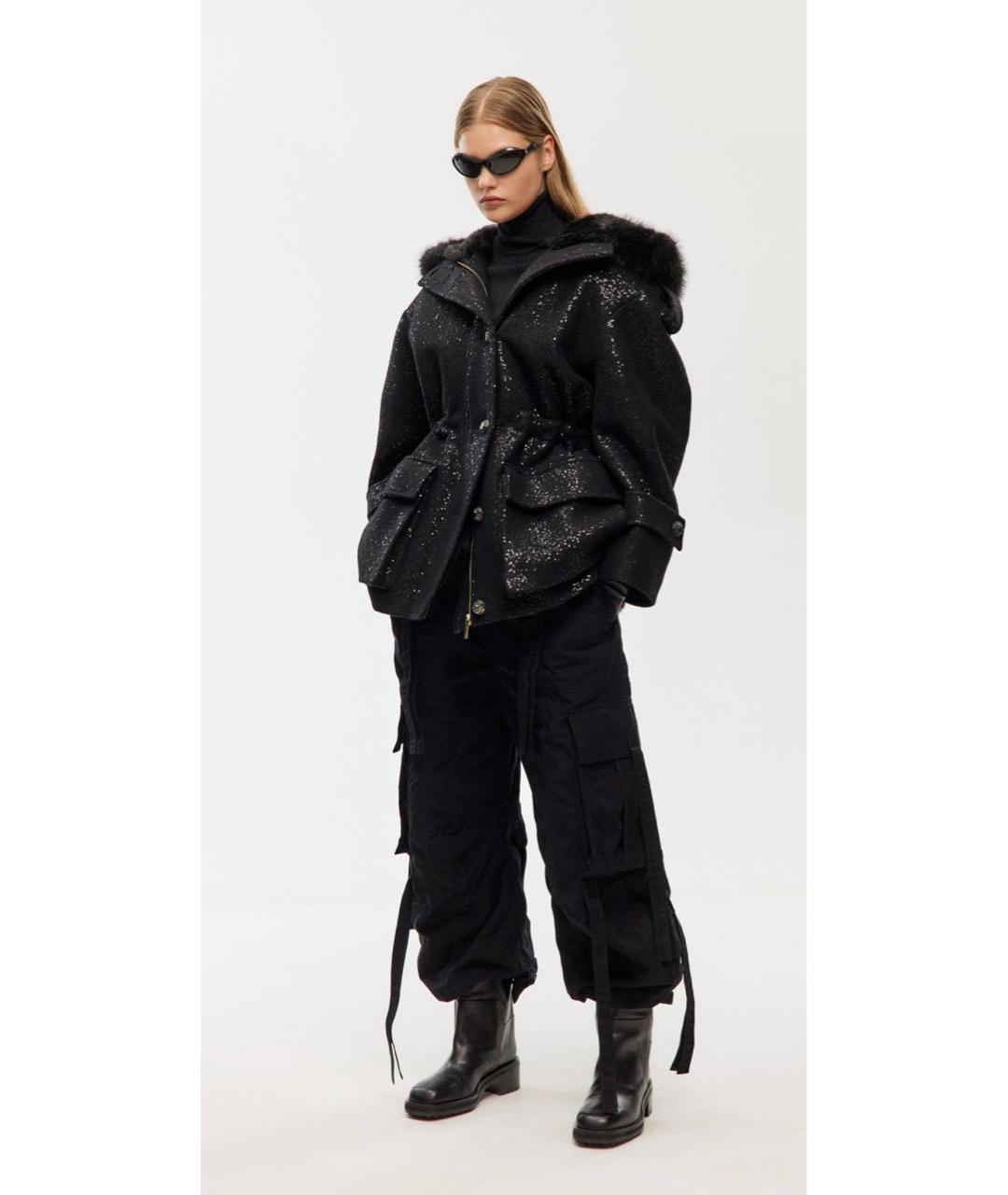 PRADA Черные пластиковые солнцезащитные очки, фото 5