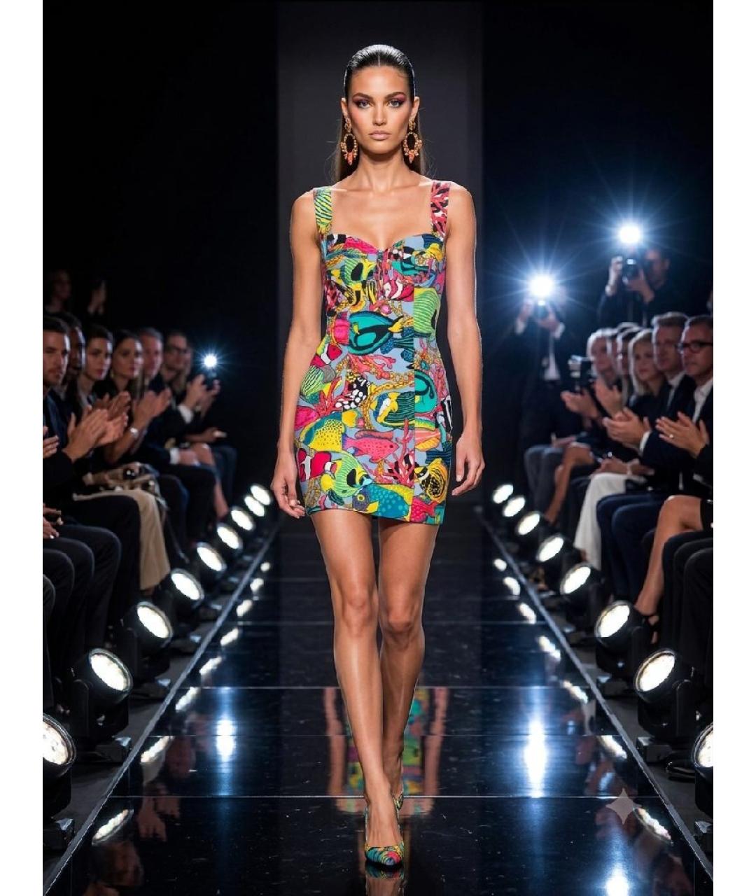 CELINE Коралловое хлопковое повседневное платье, фото 5