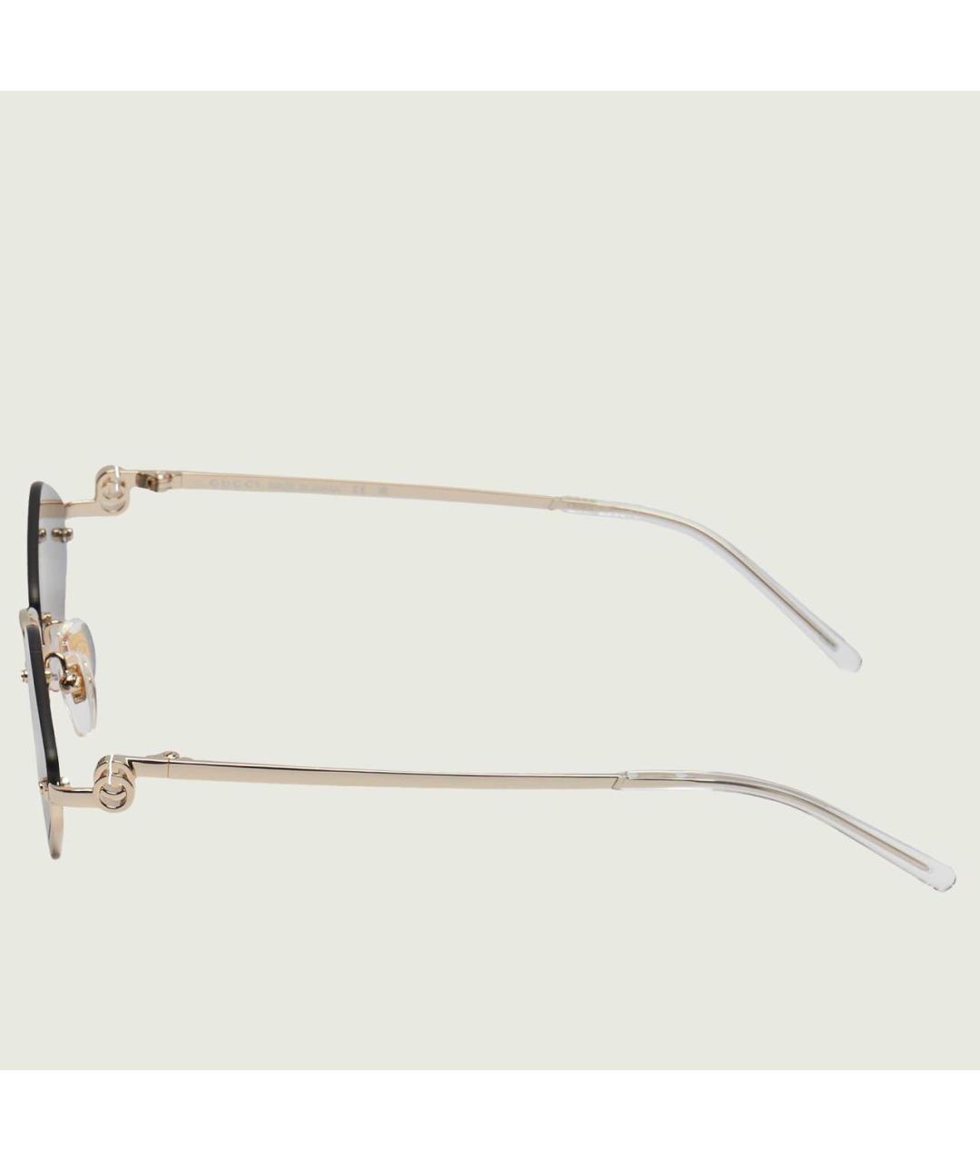 GUCCI Серые металлические солнцезащитные очки, фото 4