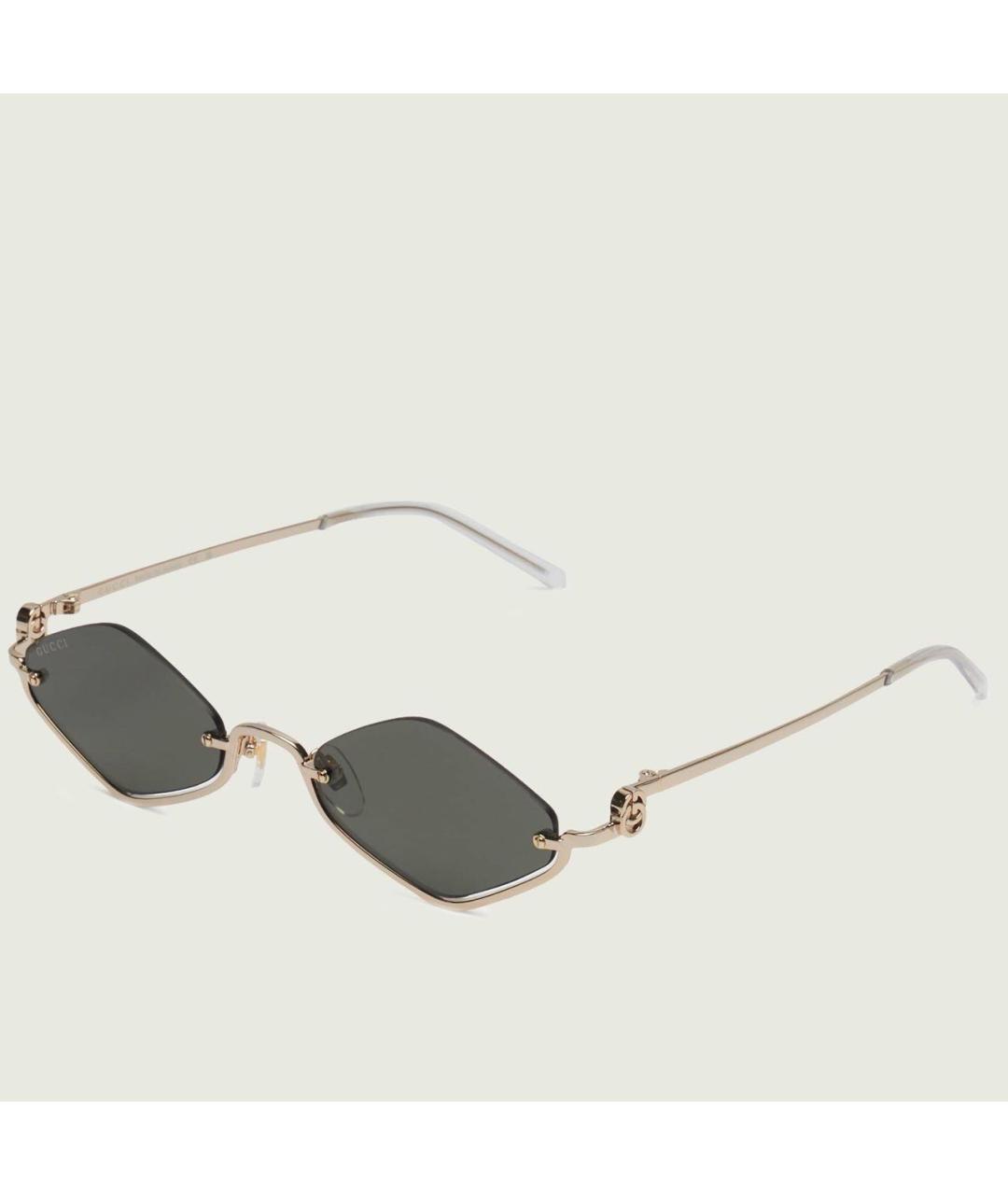 GUCCI Серые металлические солнцезащитные очки, фото 2