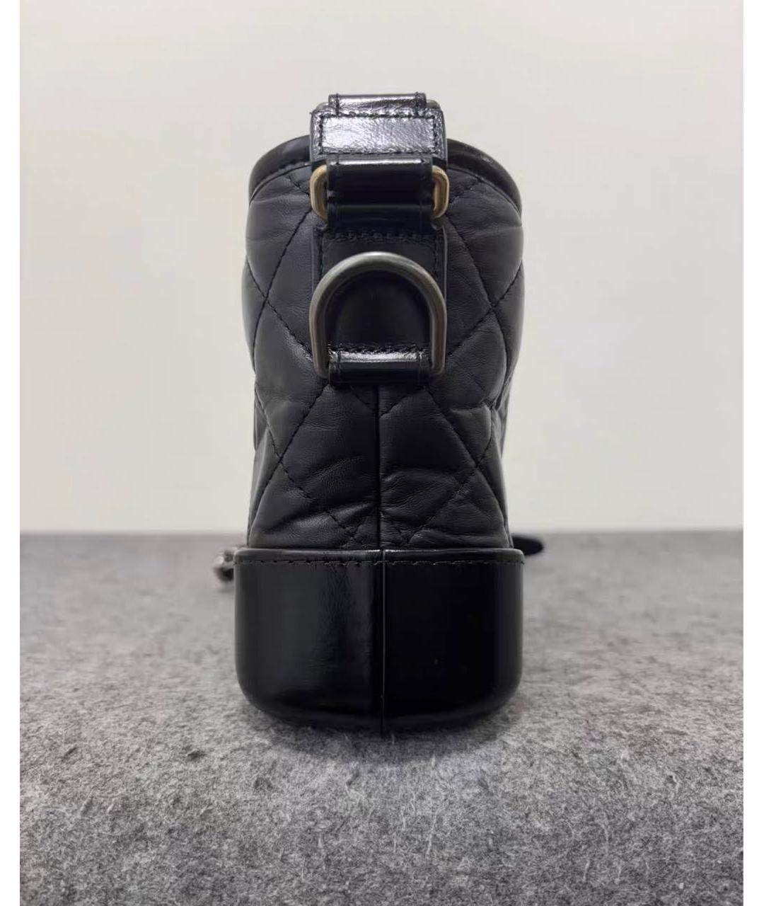 CHANEL Черная кожаная сумка через плечо, фото 4