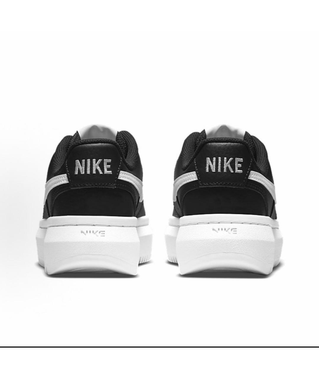 NIKE Черные кожаные кроссовки, фото 5