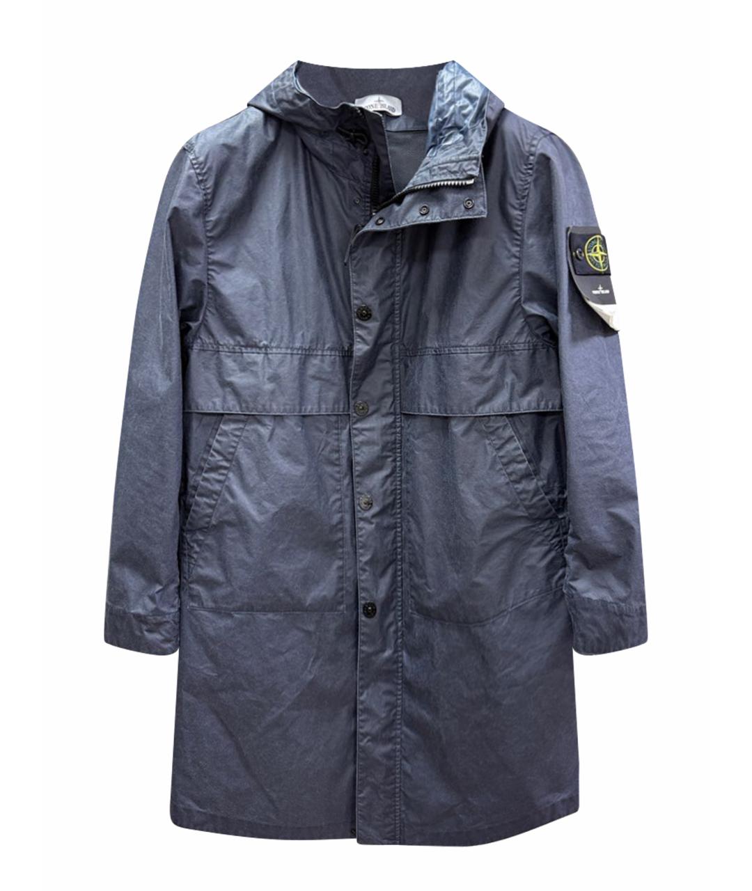 STONE ISLAND Синяя хлопковая парка, фото 1