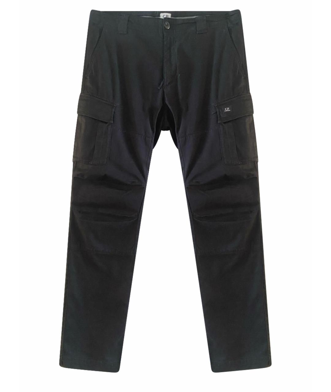 CP COMPANY Черные хлопковые повседневные брюки, фото 1