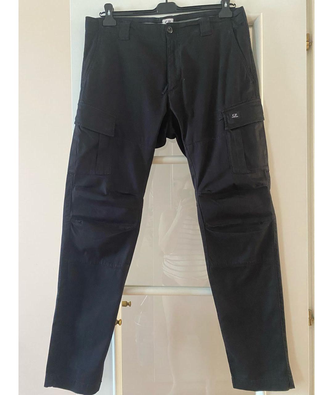 CP COMPANY Черные хлопковые повседневные брюки, фото 6