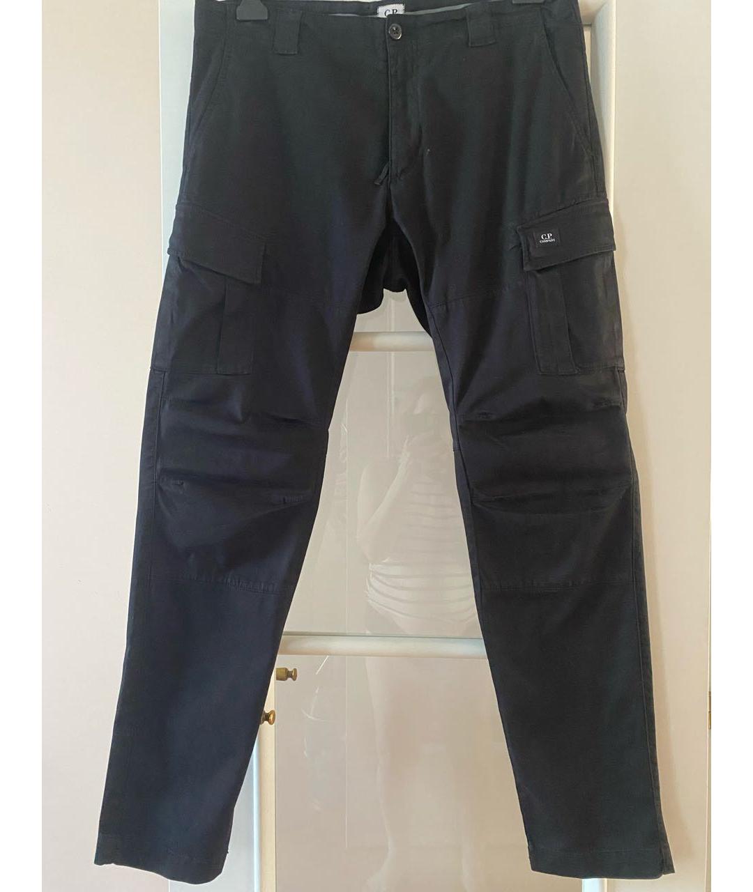 CP COMPANY Черные хлопковые повседневные брюки, фото 7