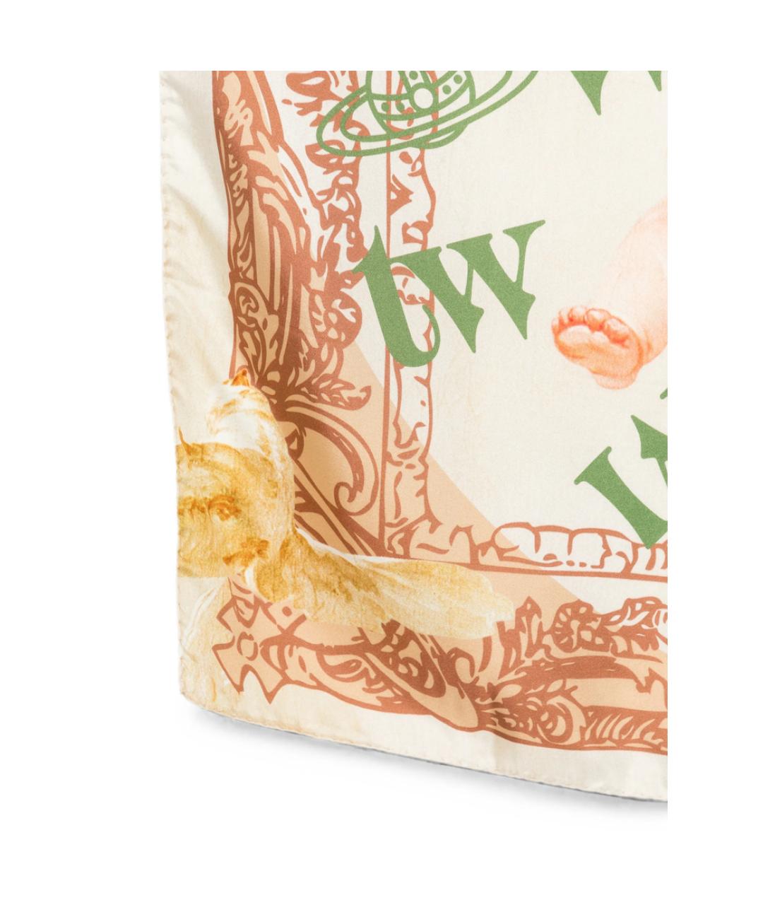 VIVIENNE WESTWOOD Мульти шелковый платок, фото 3
