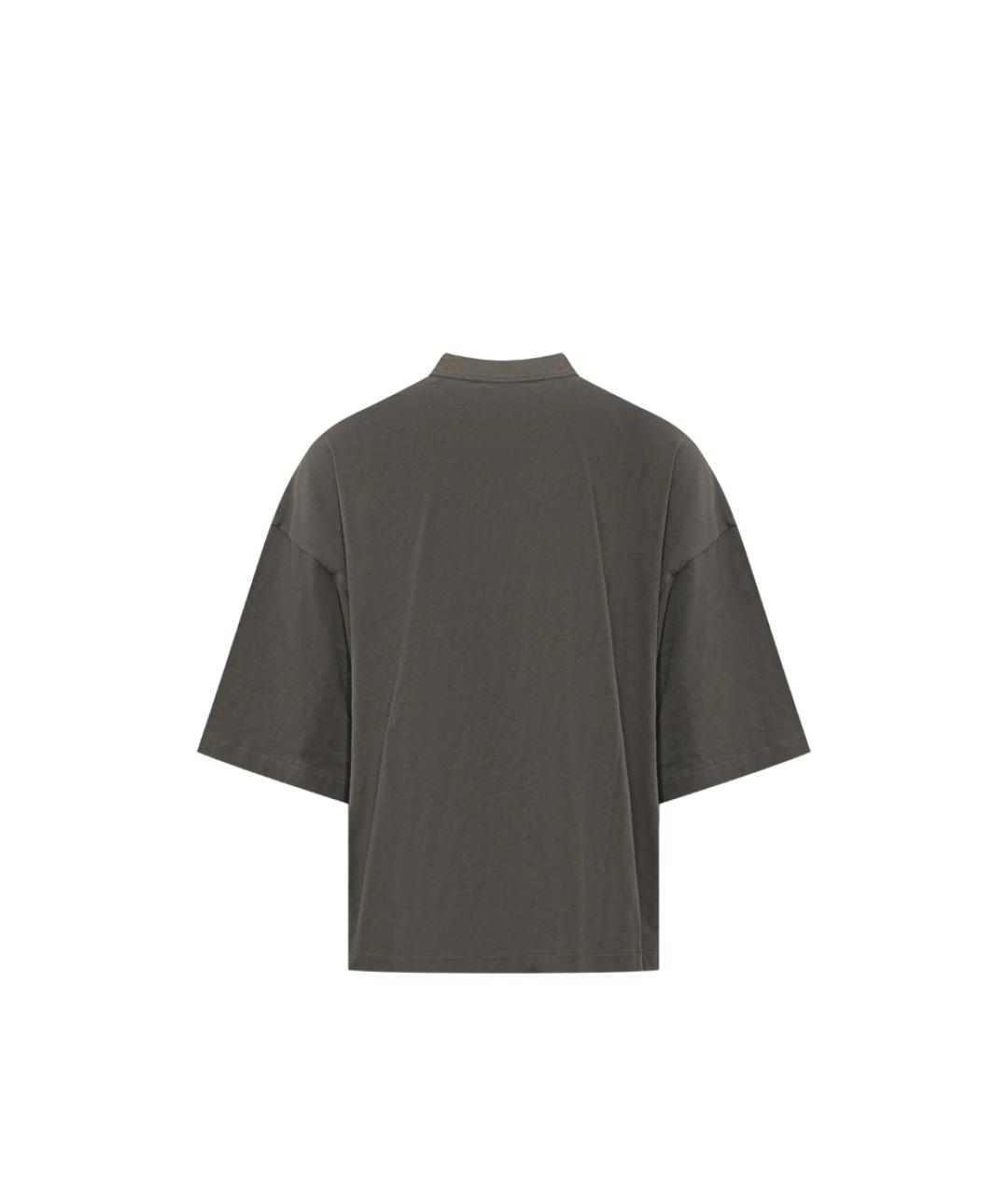 FEAR OF GOD ESSENTIALS Серая хлопковая футболка, фото 2