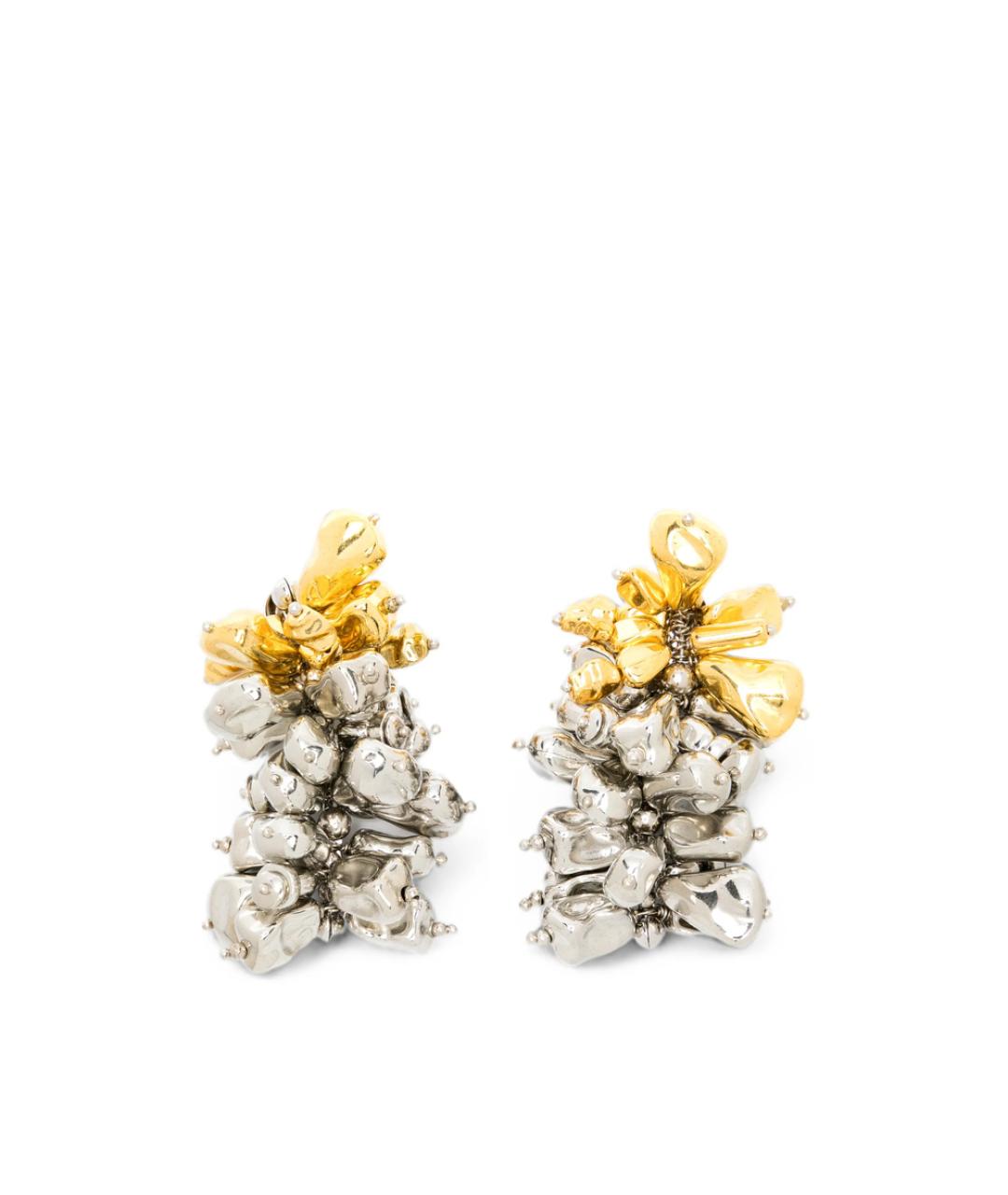 DRIES VAN NOTEN Серебряные металлические серьги, фото 1