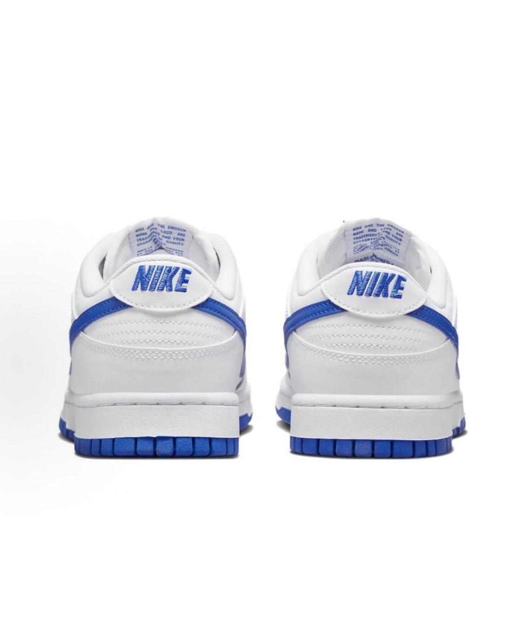 NIKE Белые кожаные низкие кроссовки / кеды, фото 5