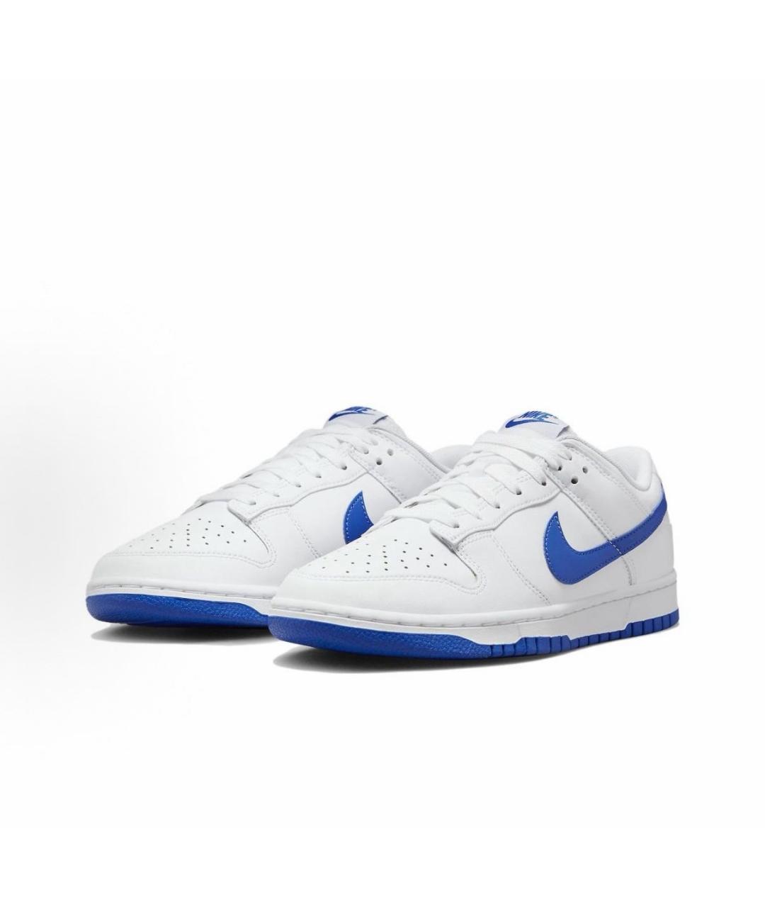 NIKE Белые кожаные низкие кроссовки / кеды, фото 3