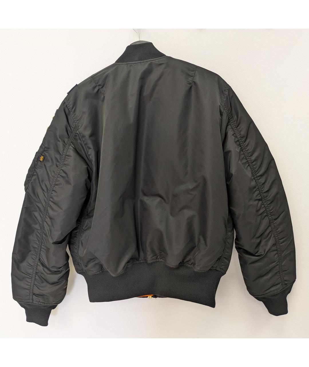 ALPHA INDUSTRIES Черная нейлоновая куртка, фото 2