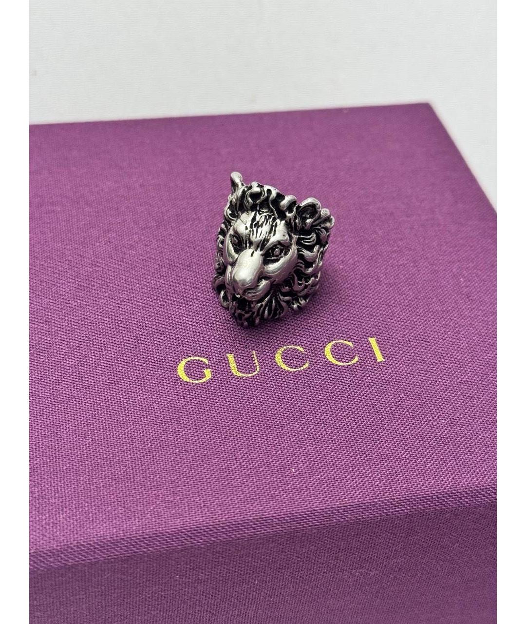GUCCI Серебряное кольцо, фото 2