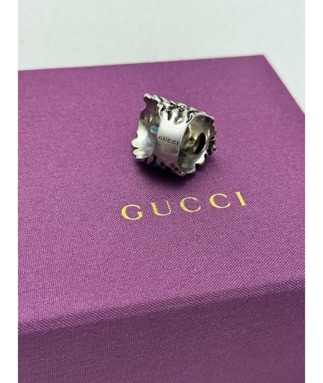 GUCCI Серебряное кольцо, фото 4