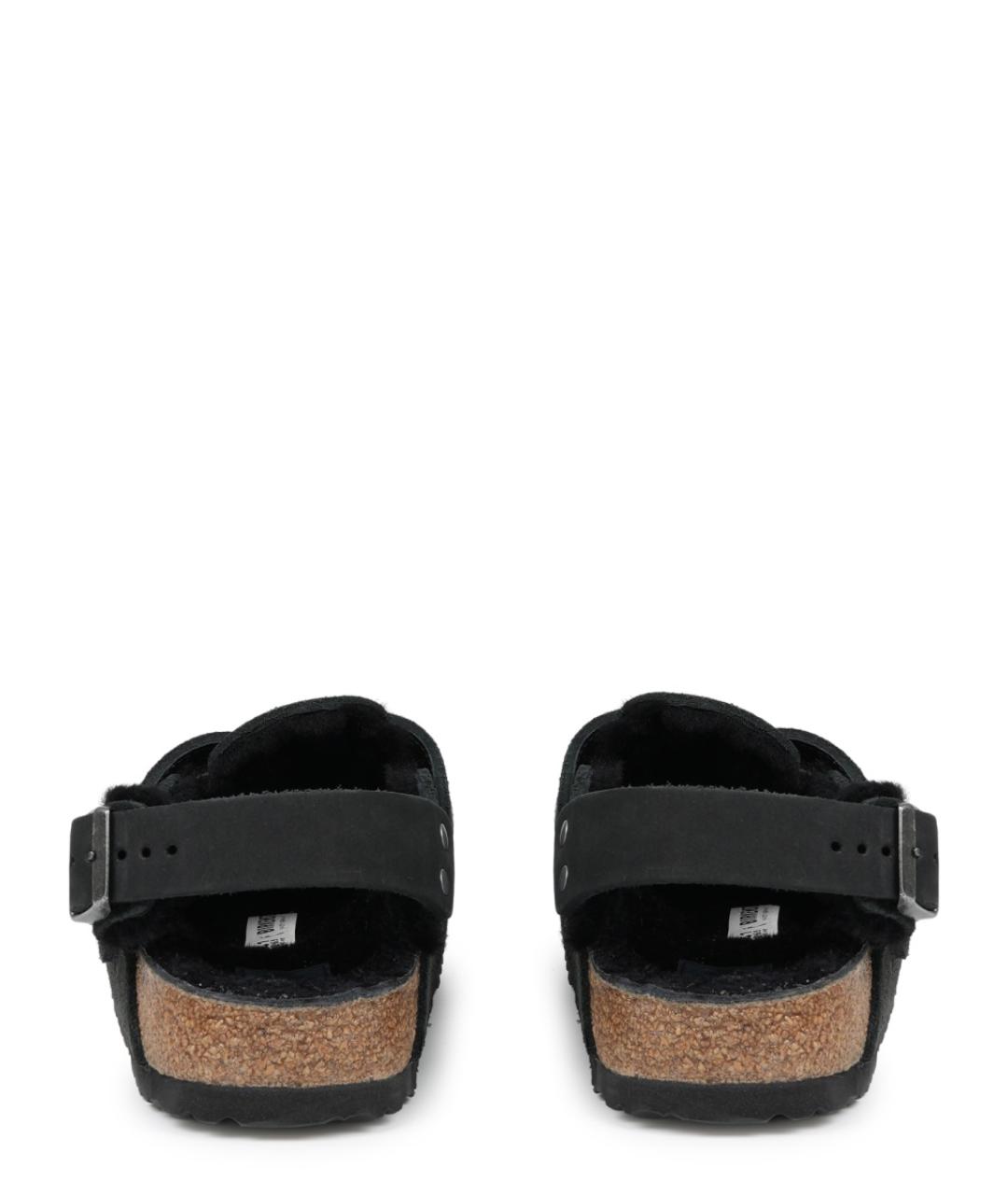 BIRKENSTOCK Черные замшевые сандалии, фото 4