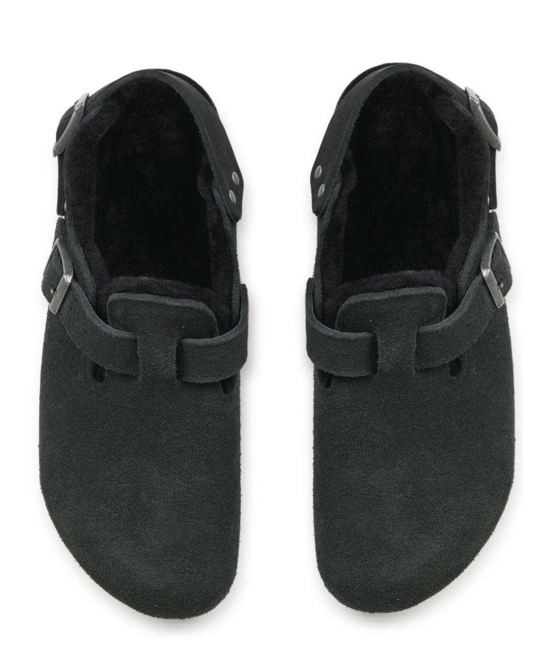 BIRKENSTOCK Черные замшевые сандалии, фото 5