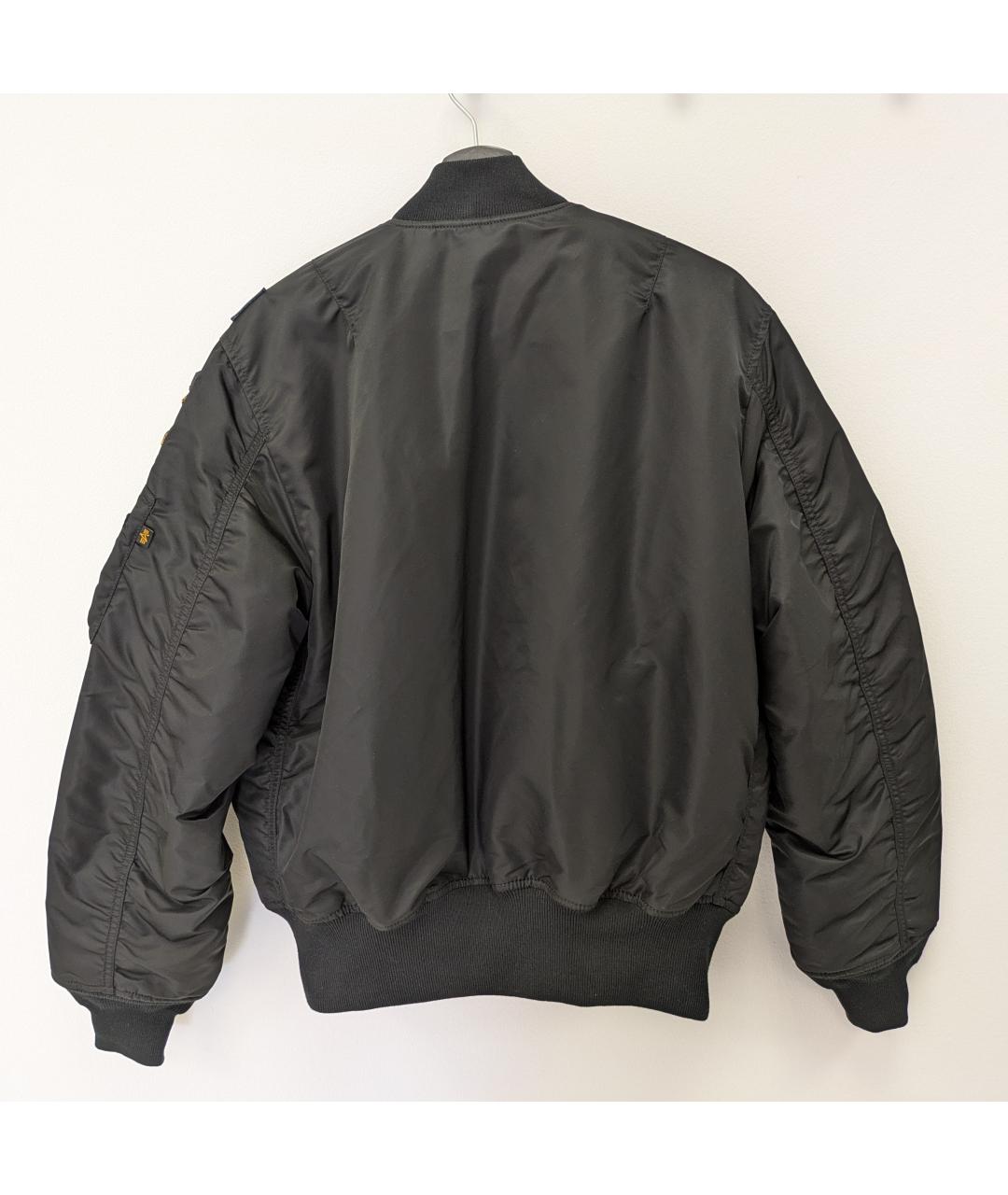 ALPHA INDUSTRIES Черная нейлоновая куртка, фото 2