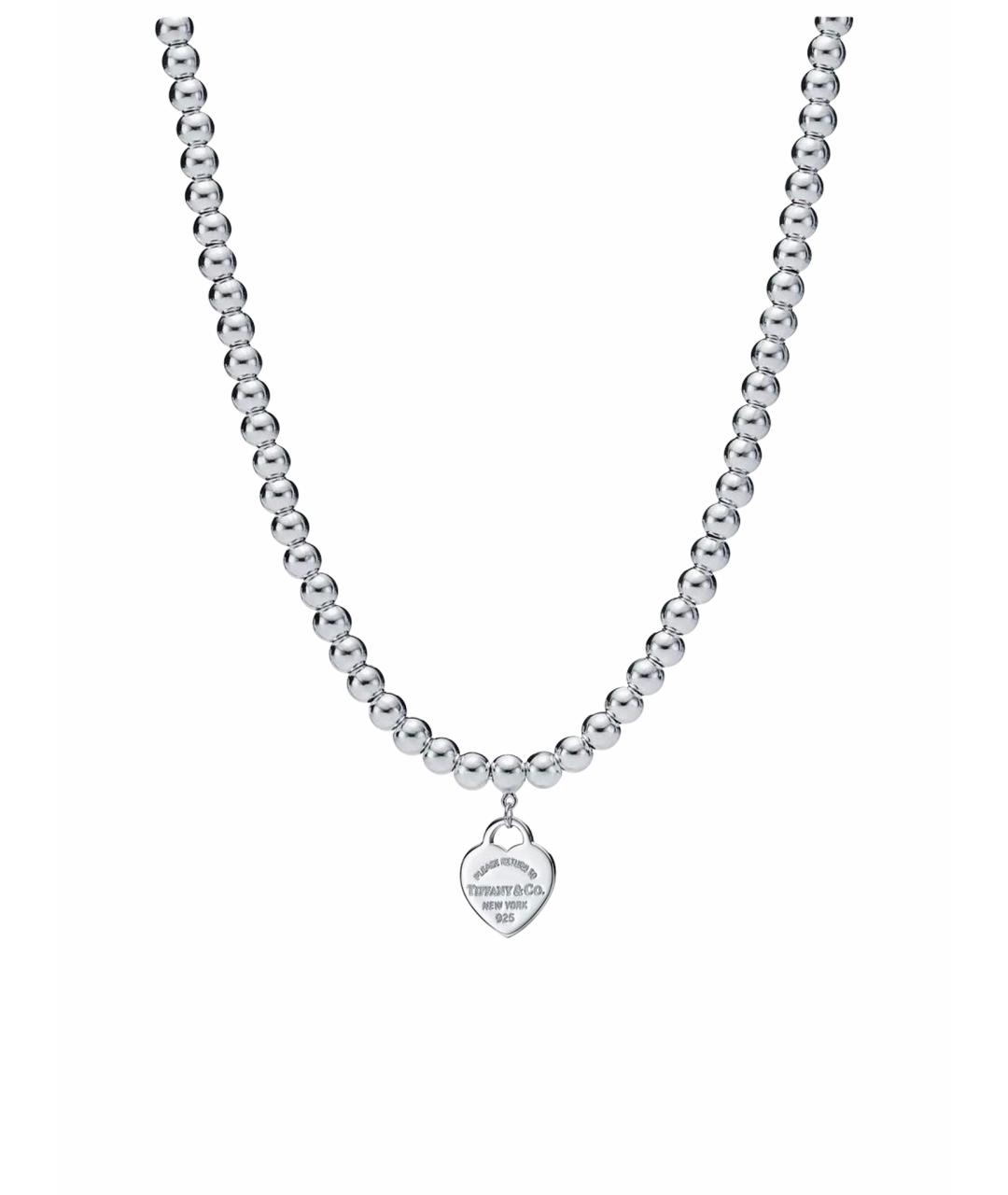 TIFFANY&CO Бирюзовое серебряное колье, фото 1