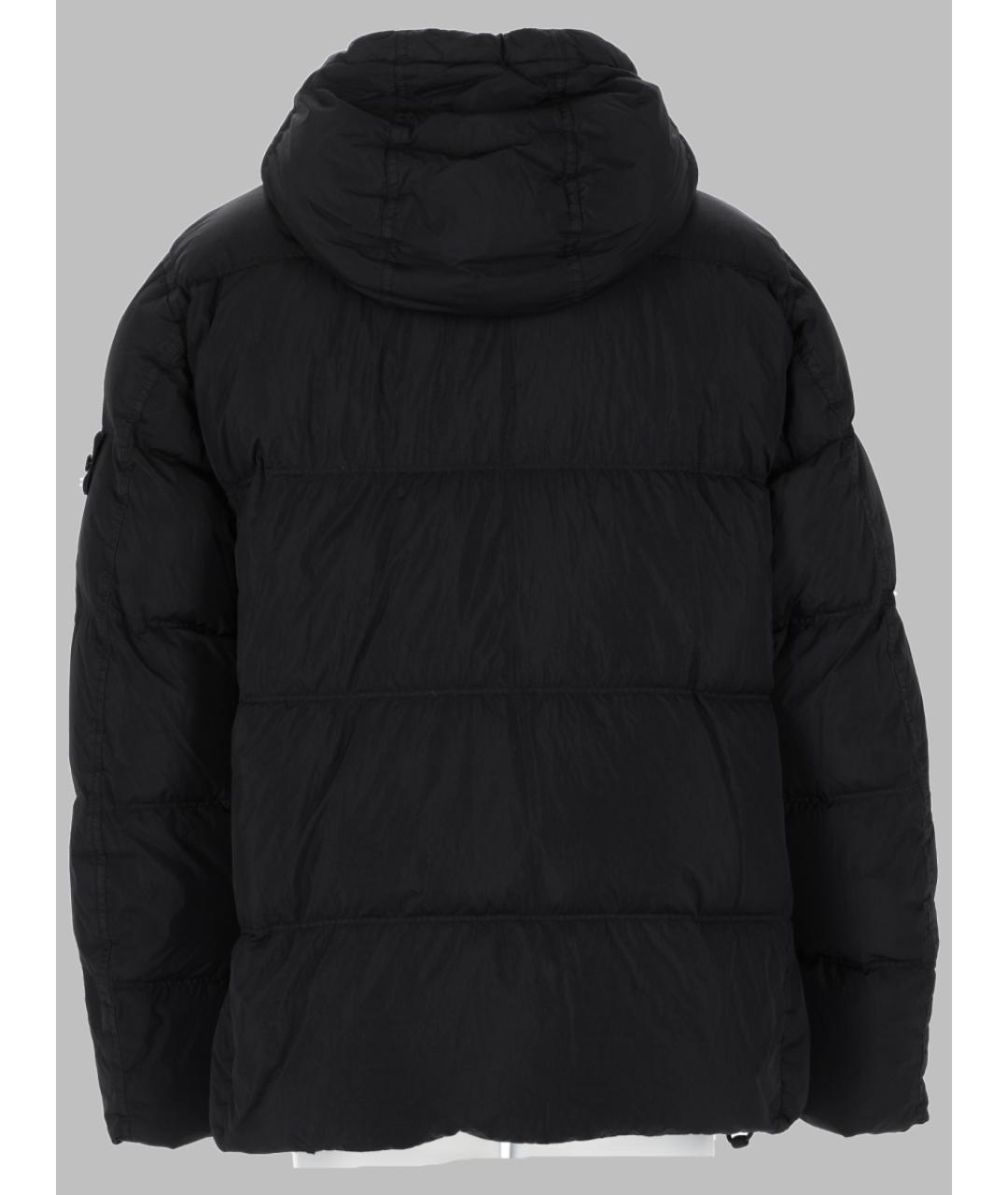STONE ISLAND Черная полиамидовая куртка, фото 2