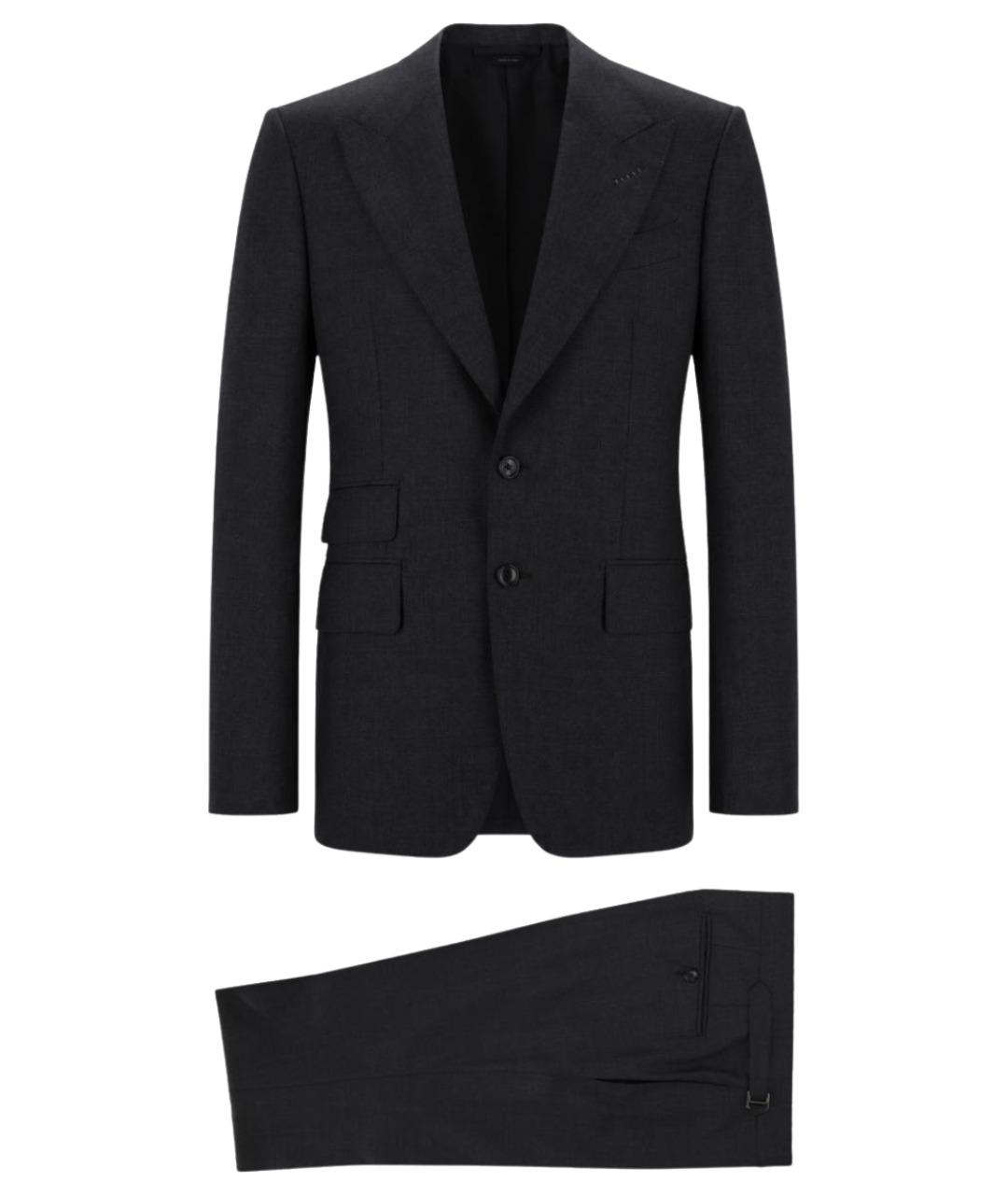 TOM FORD Темно-синий классический костюм, фото 1