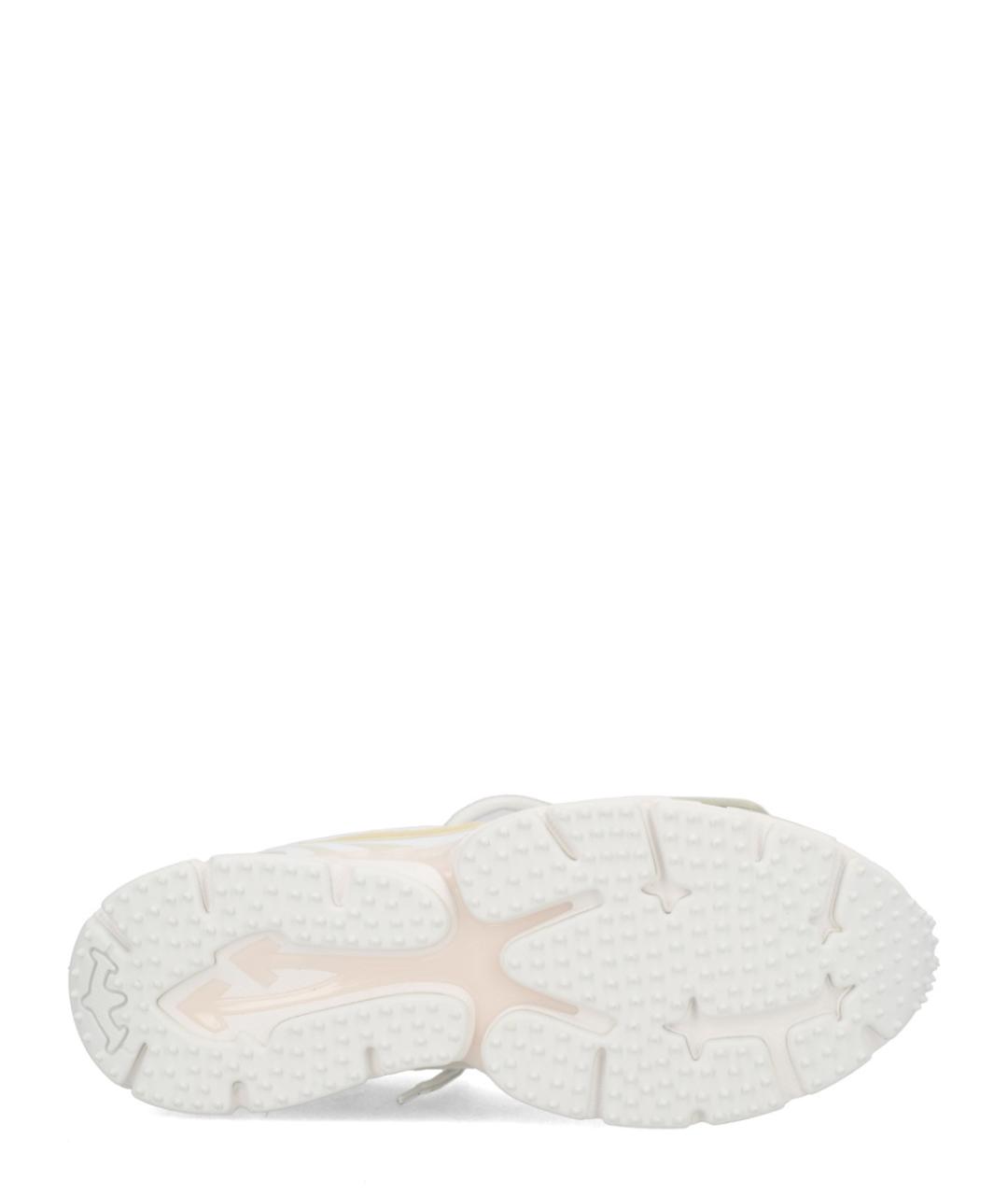 OFF-WHITE Белые синтетические низкие кроссовки / кеды, фото 6