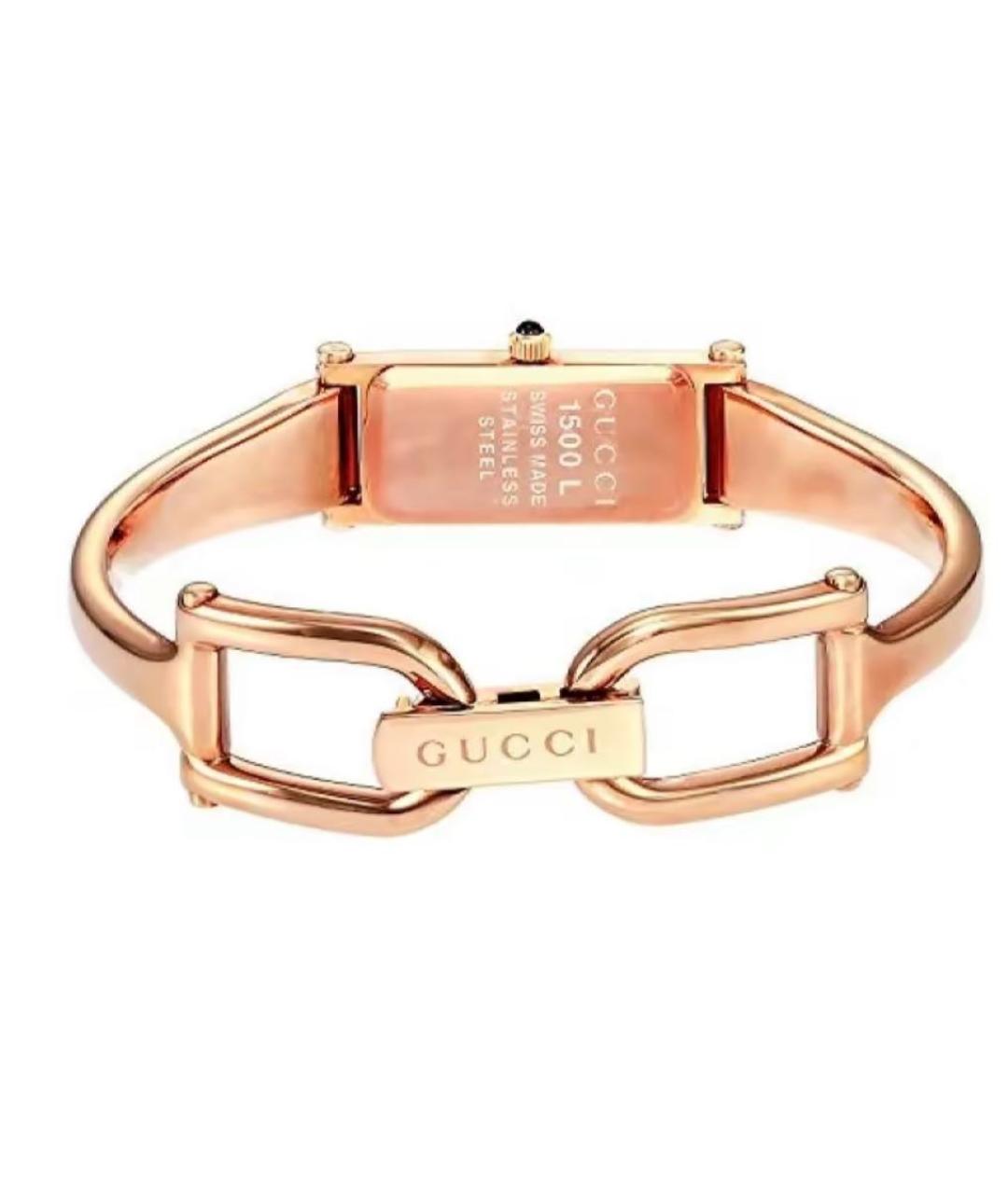 GUCCI Розовые часы, фото 4